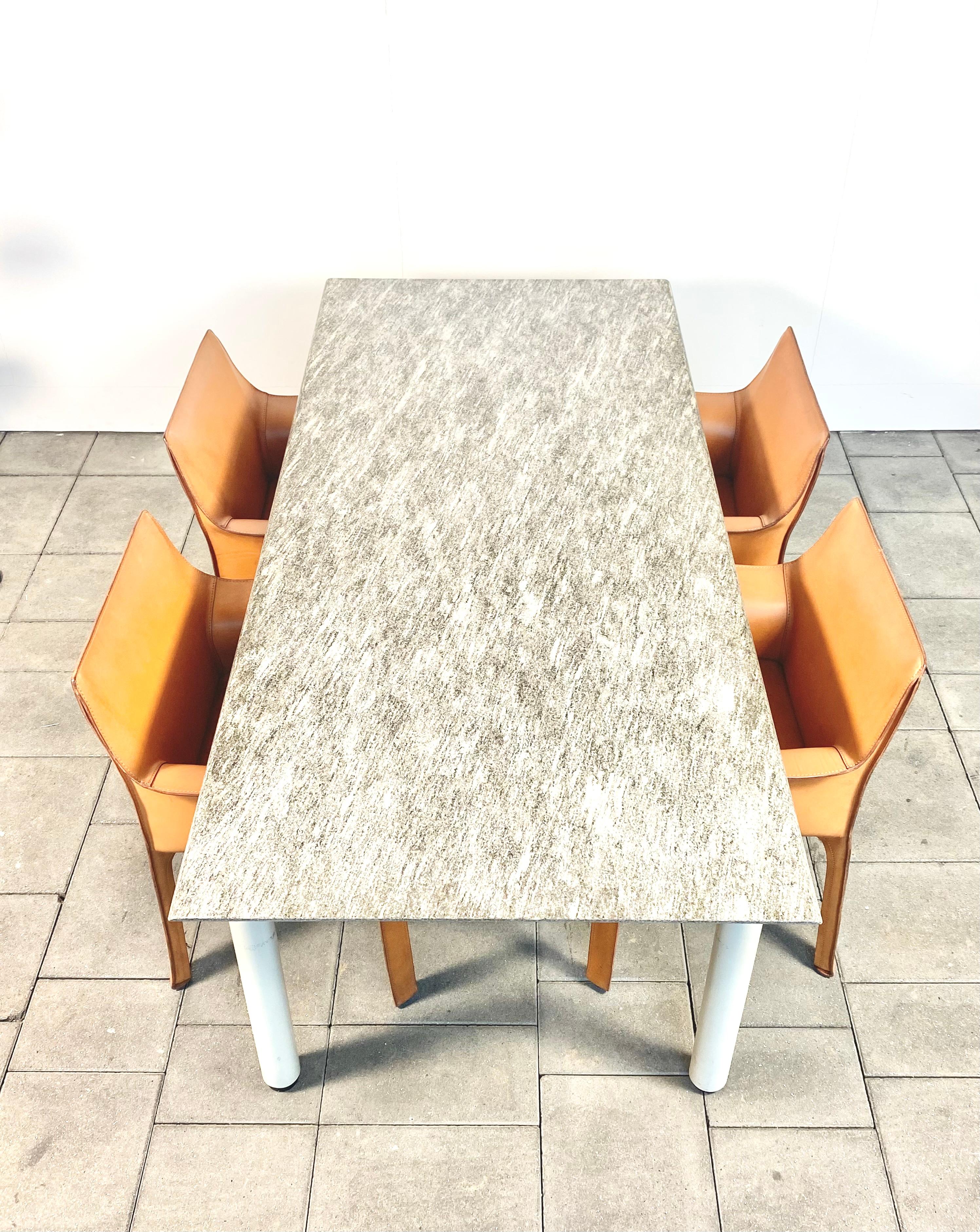 Table de salle à manger postmoderne Cena conçue par Achille Castiglioni pour Zanotta 1979 Bon état - En vente à Offenburg, Baden Wurthemberg