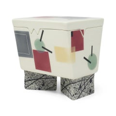 Postmodern Ceramic Box by Rita Duvall (1987)
