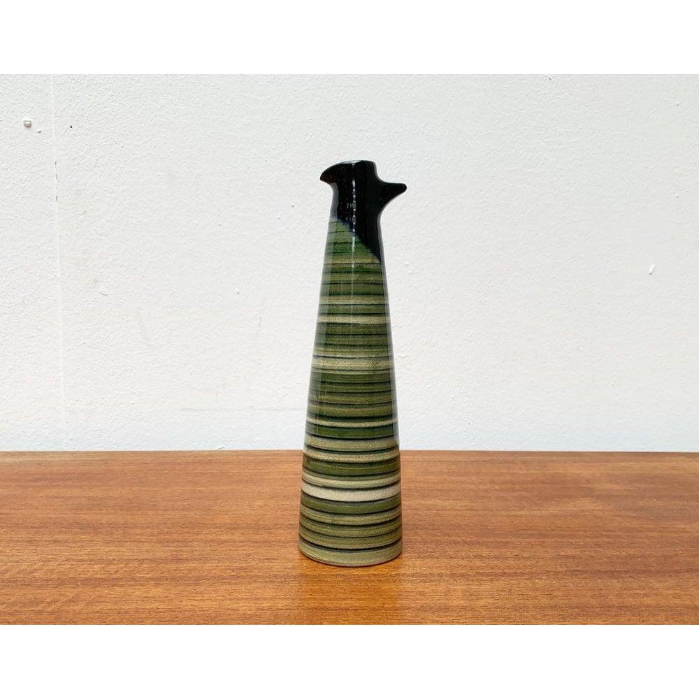 Postmodern Ceramic Carafe Vase by JS for Mobach In Excellent Condition For Sale In Hamburg, DE