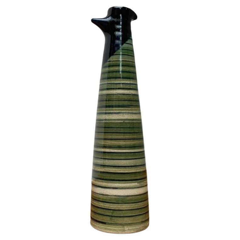 Postmodern Ceramic Carafe Vase by JS for Mobach For Sale