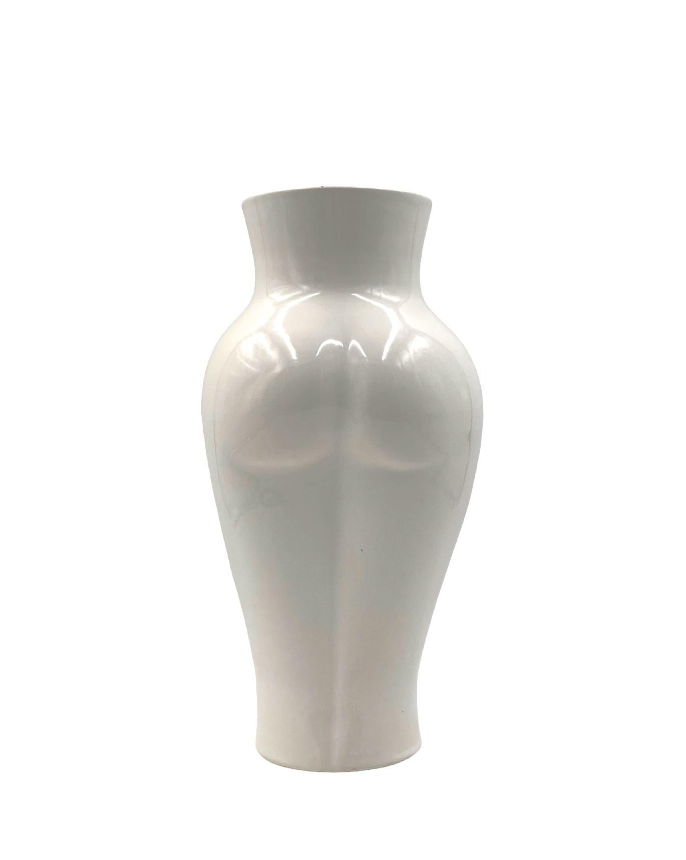 Postmodern ceramic 'Femme' vase, Baba, Vallauris France ca. 1980s For Sale 11