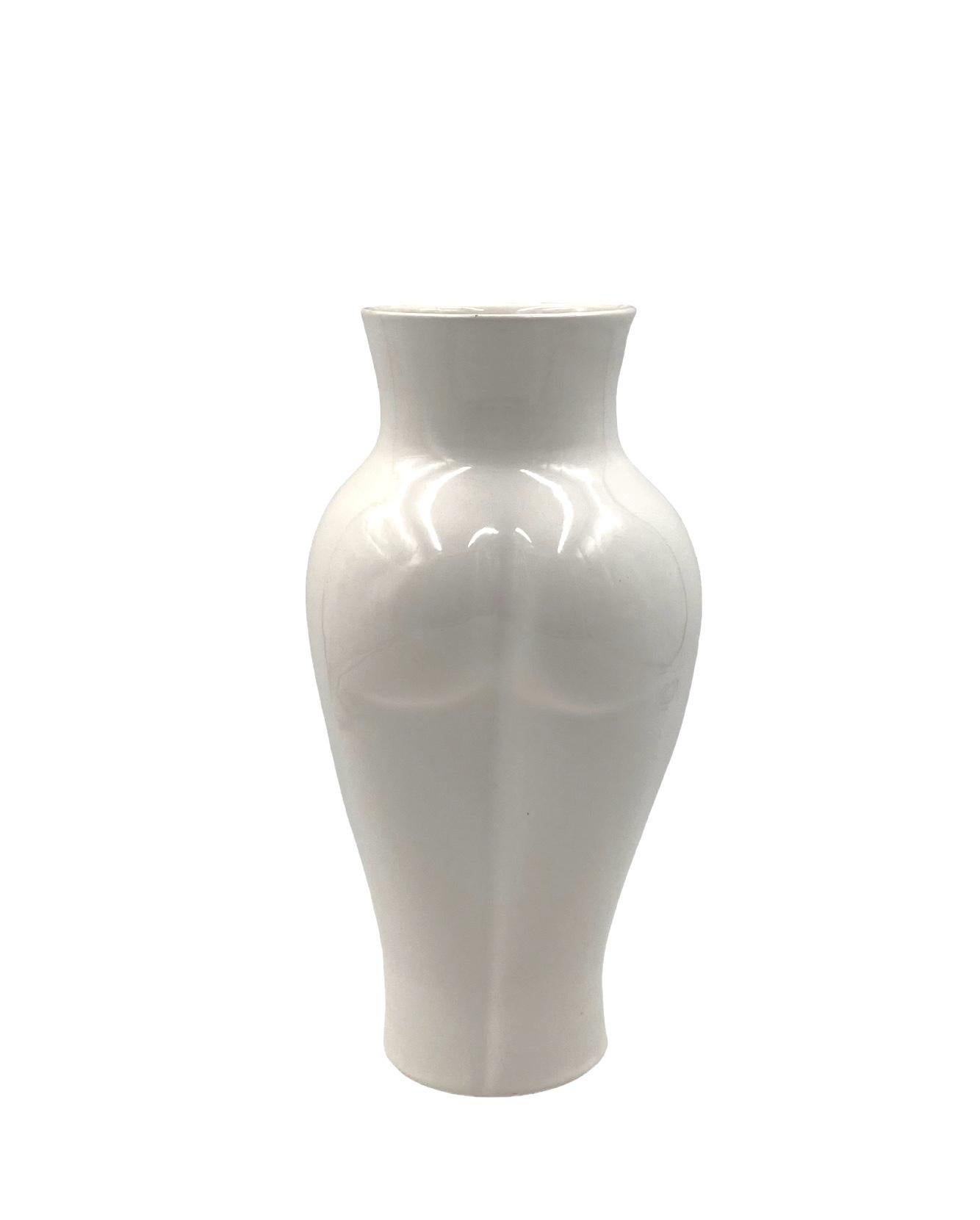 Postmodern ceramic 'Femme' vase, Baba, Vallauris France ca. 1980s For Sale 13