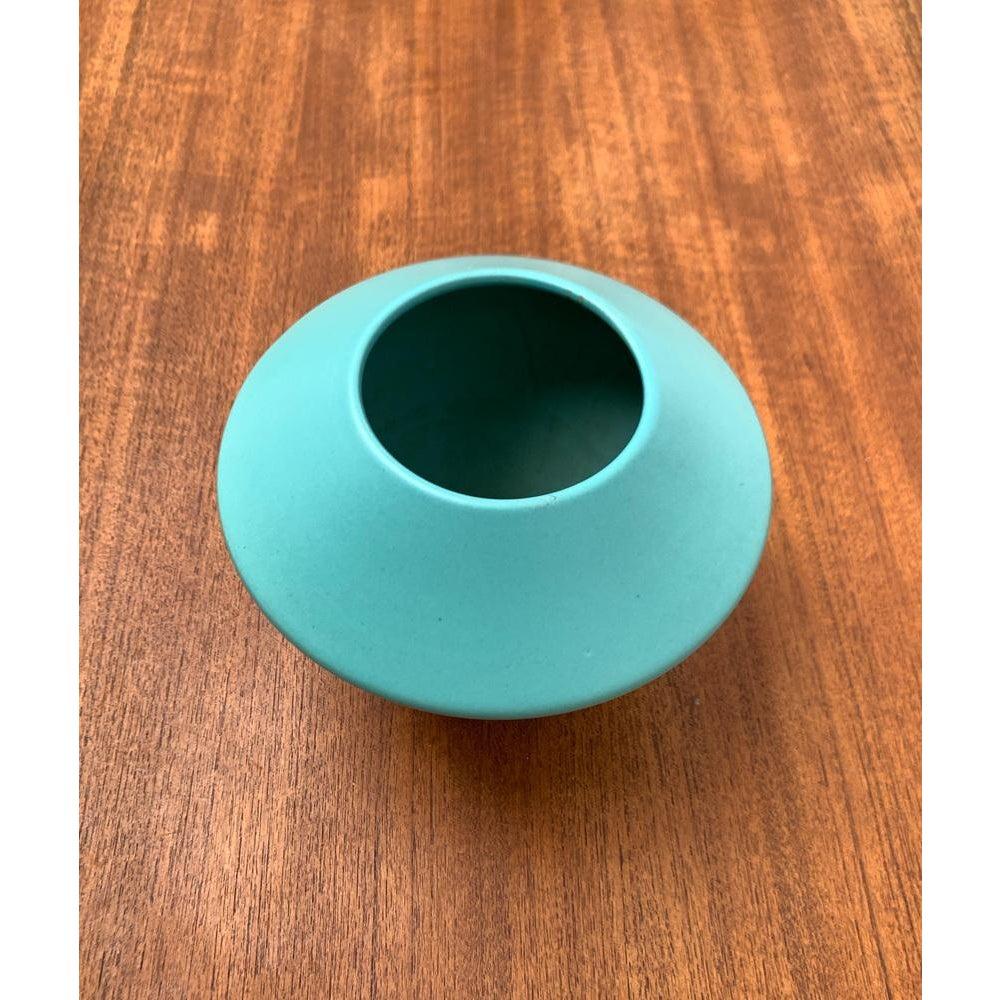 Minimalistische postmoderne Keramikvase aus Asa Selection, 1980er Jahre im Angebot 1