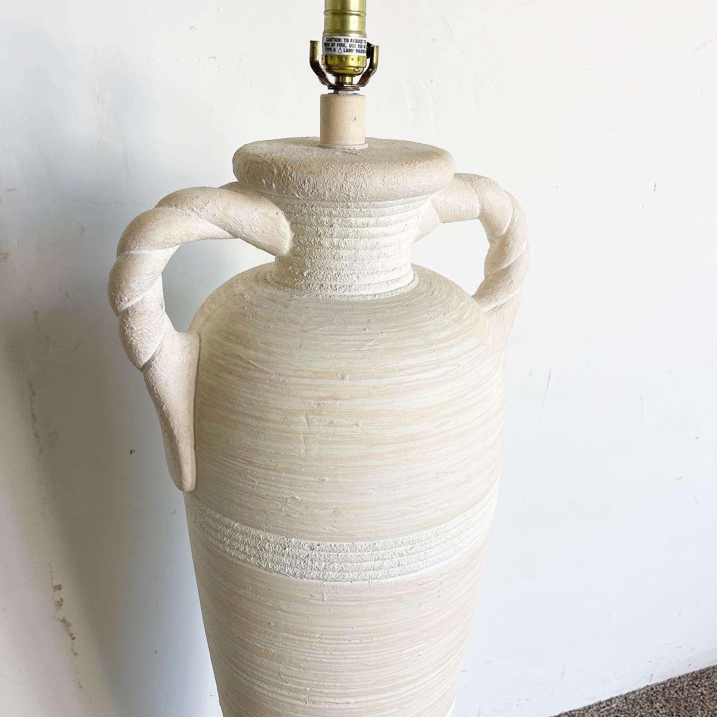Postmodern Ceramic Vase With Handles Floor Lamp by Pacific Coast Lighting For Sale 3