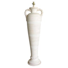 Vase en céramique postmoderne avec poignées lampadaire par Pacific Coast Lighting