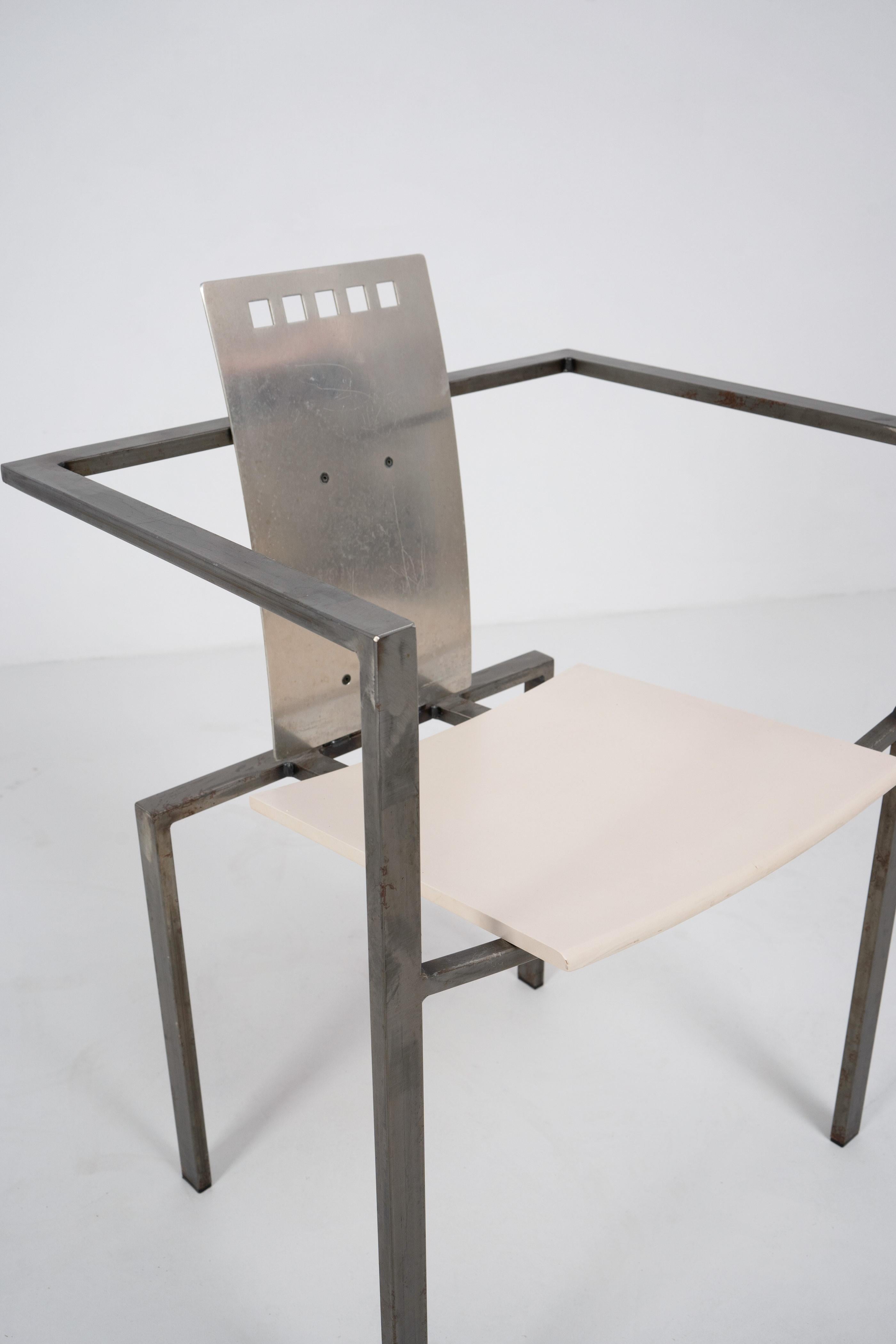 Postmodern Chair by Karl Friedrich Förster, c.1980 In Good Condition For Sale In Surbiton, GB