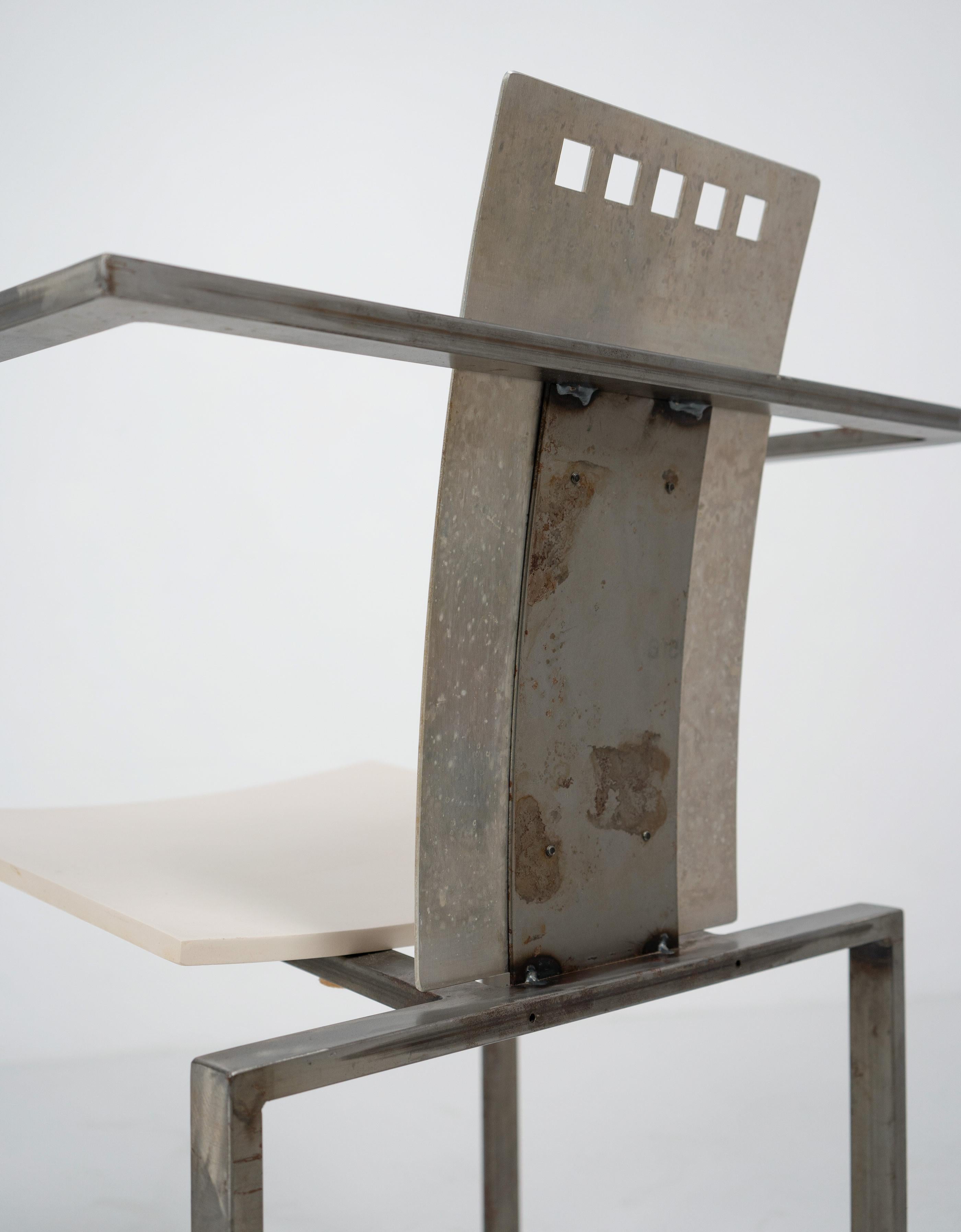 Late 20th Century Postmodern Chair by Karl Friedrich Förster, c.1980 For Sale