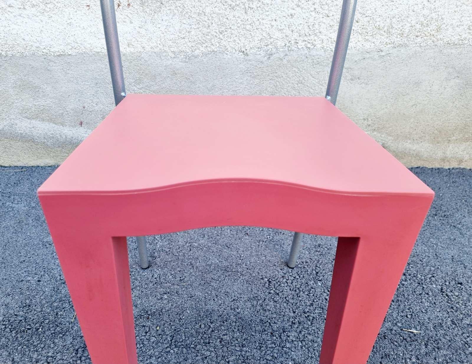 Italian Postmodern Chair model Dr.Glob by Philippe Starck for Kartell, Italy 80s For Sale