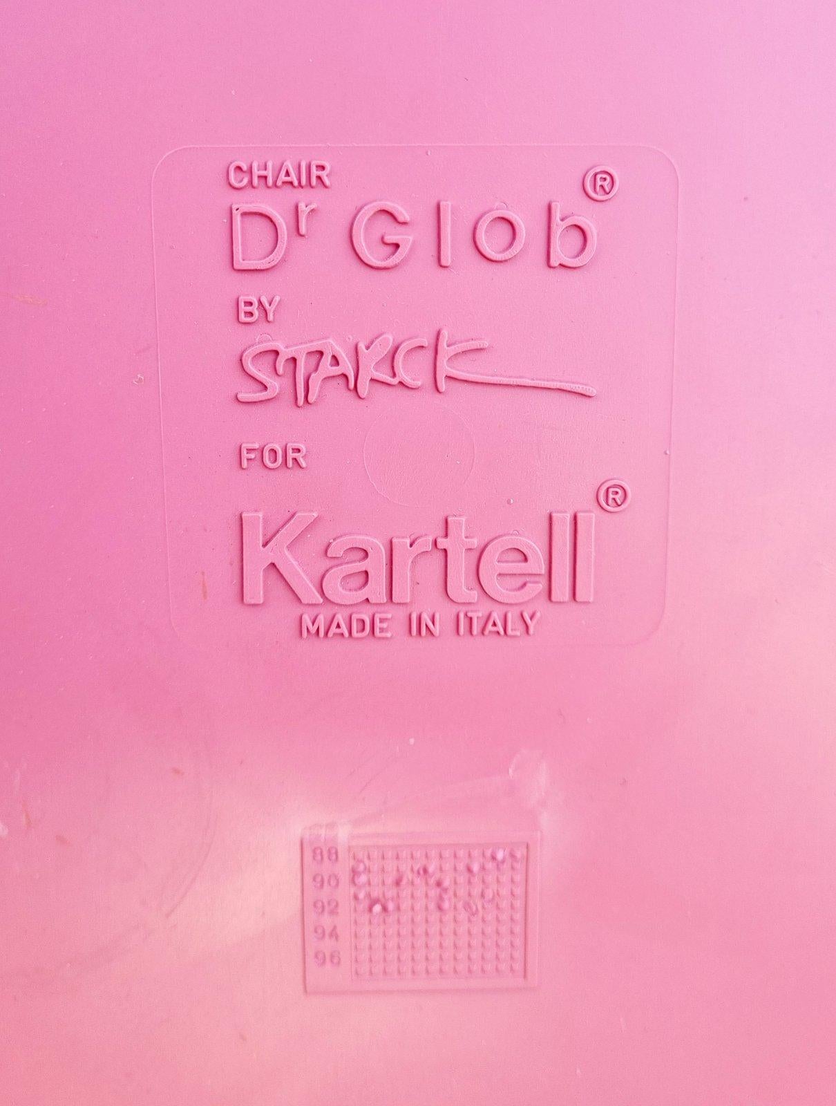 Chaise postmoderne Dr.Glob de Philippe Starck pour Kartell, Italie, années 80 en vente 2