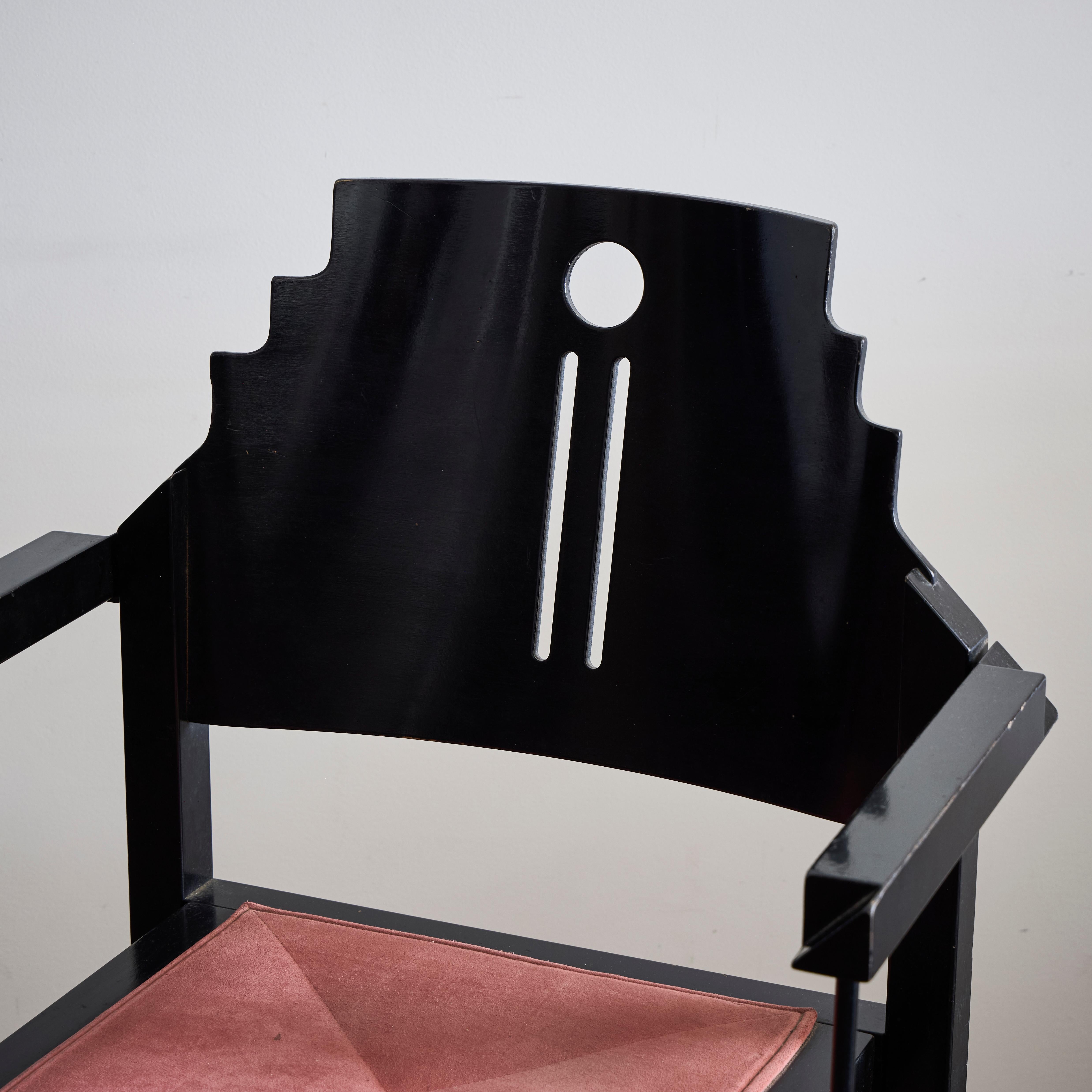 Laqué Chaises postmodernes de Thonet en vente