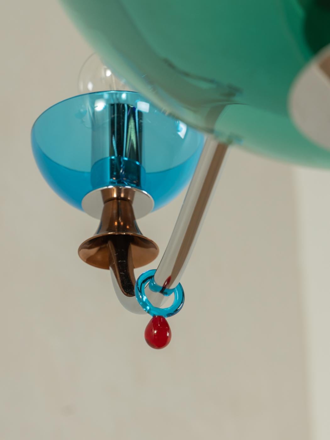Postmodern chandelier For Sale 5