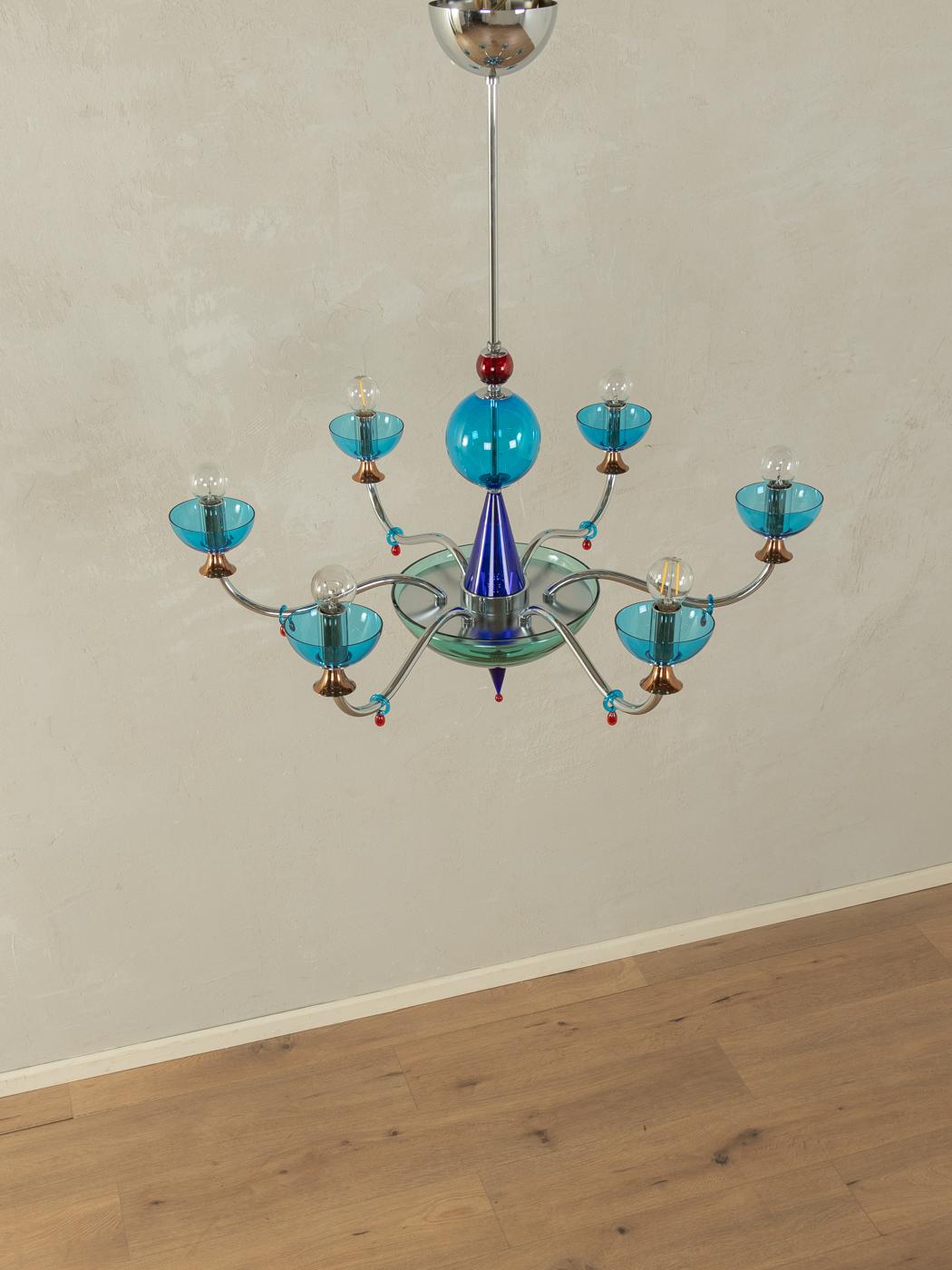 Postmodern chandelier For Sale 6