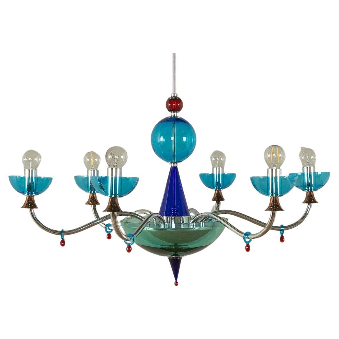  Postmodern chandelier  For Sale