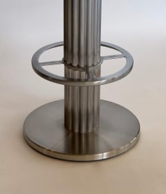 Postmodern chrome barstool by Design for Leisure, late 20th century