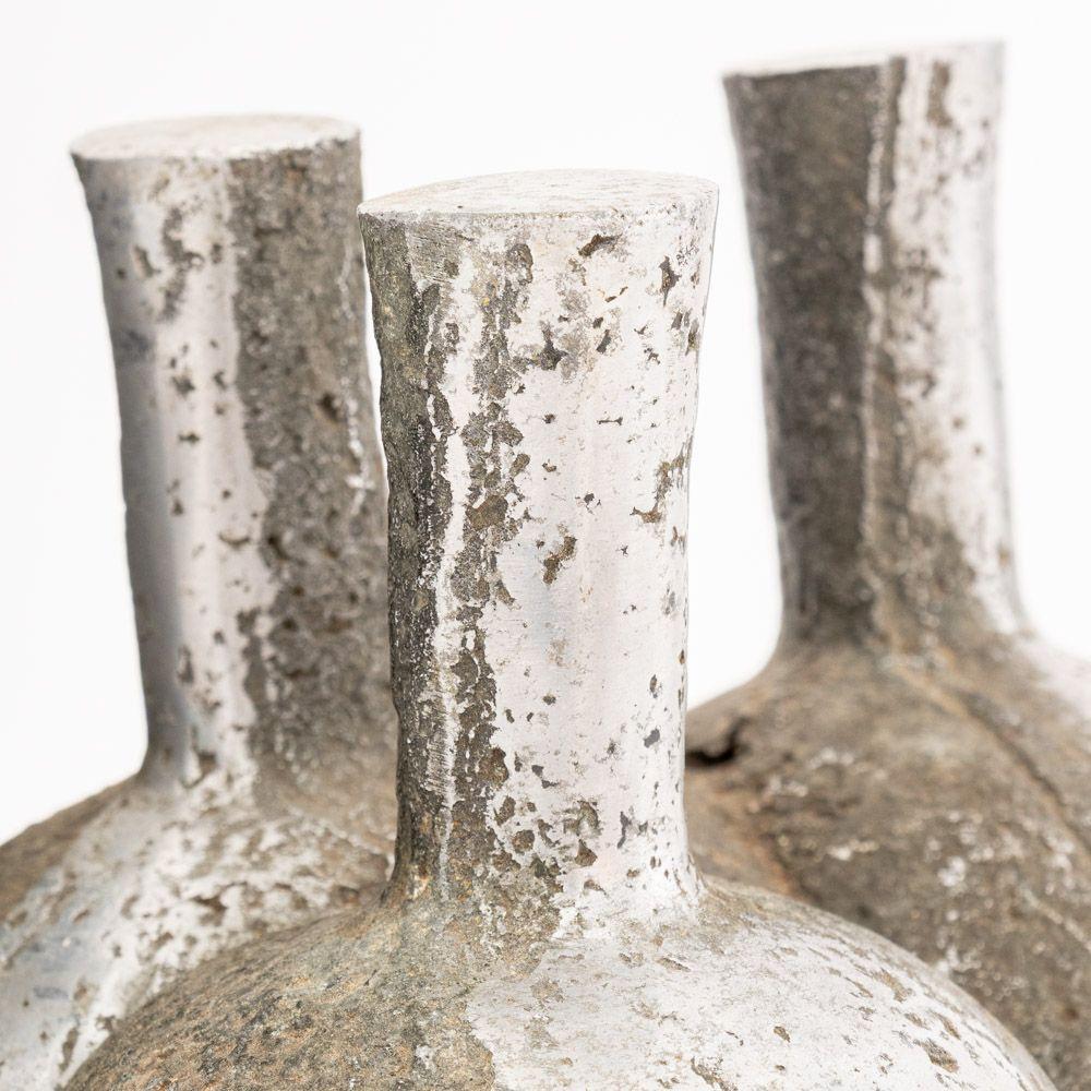 Scultura postmoderna in acciaio cromato in due pezzi In condizioni buone in vendita a Astoria, NY