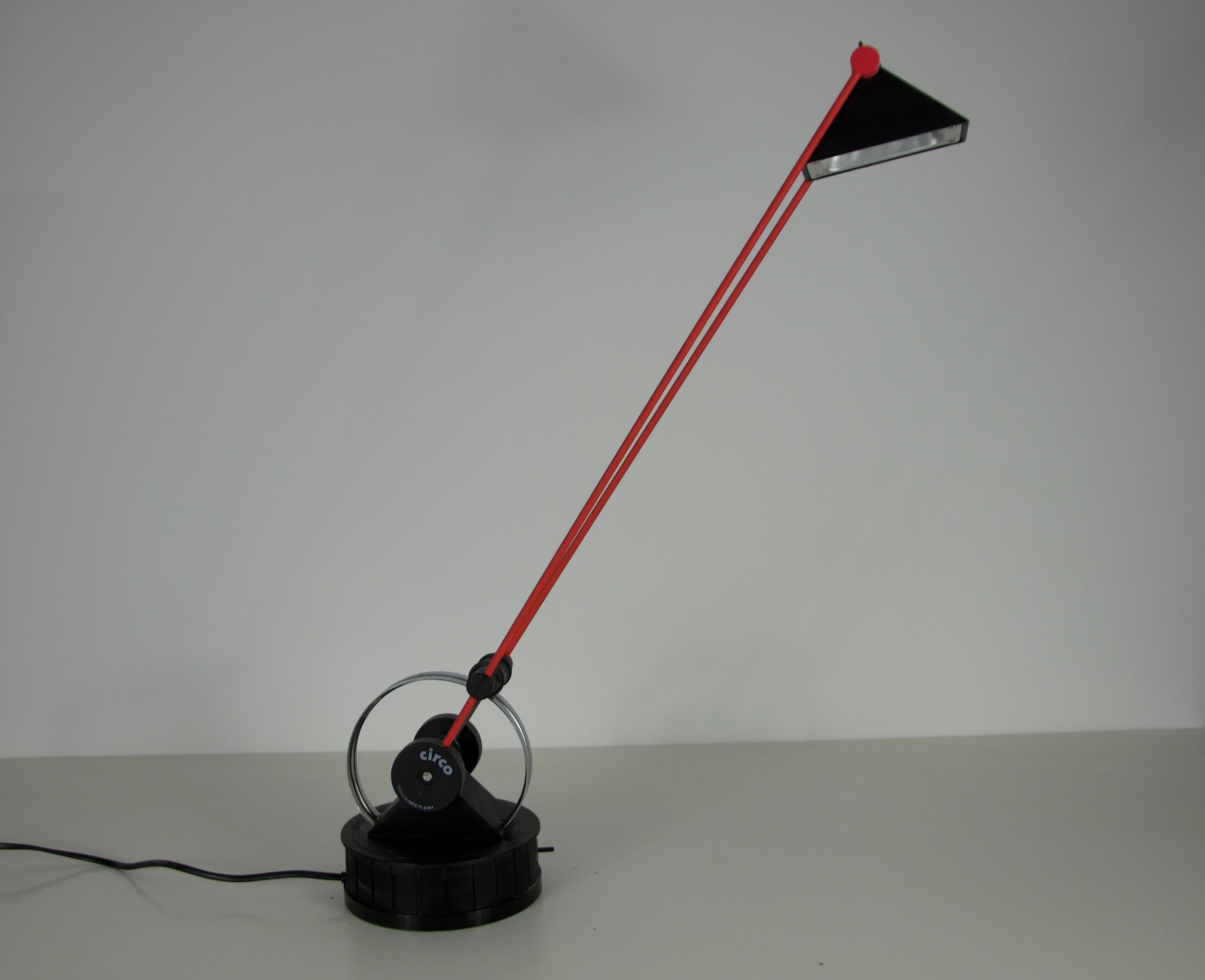 Post-Modern Postmodern Circo Table Lamp by Linke Plewa, 1980s For Sale