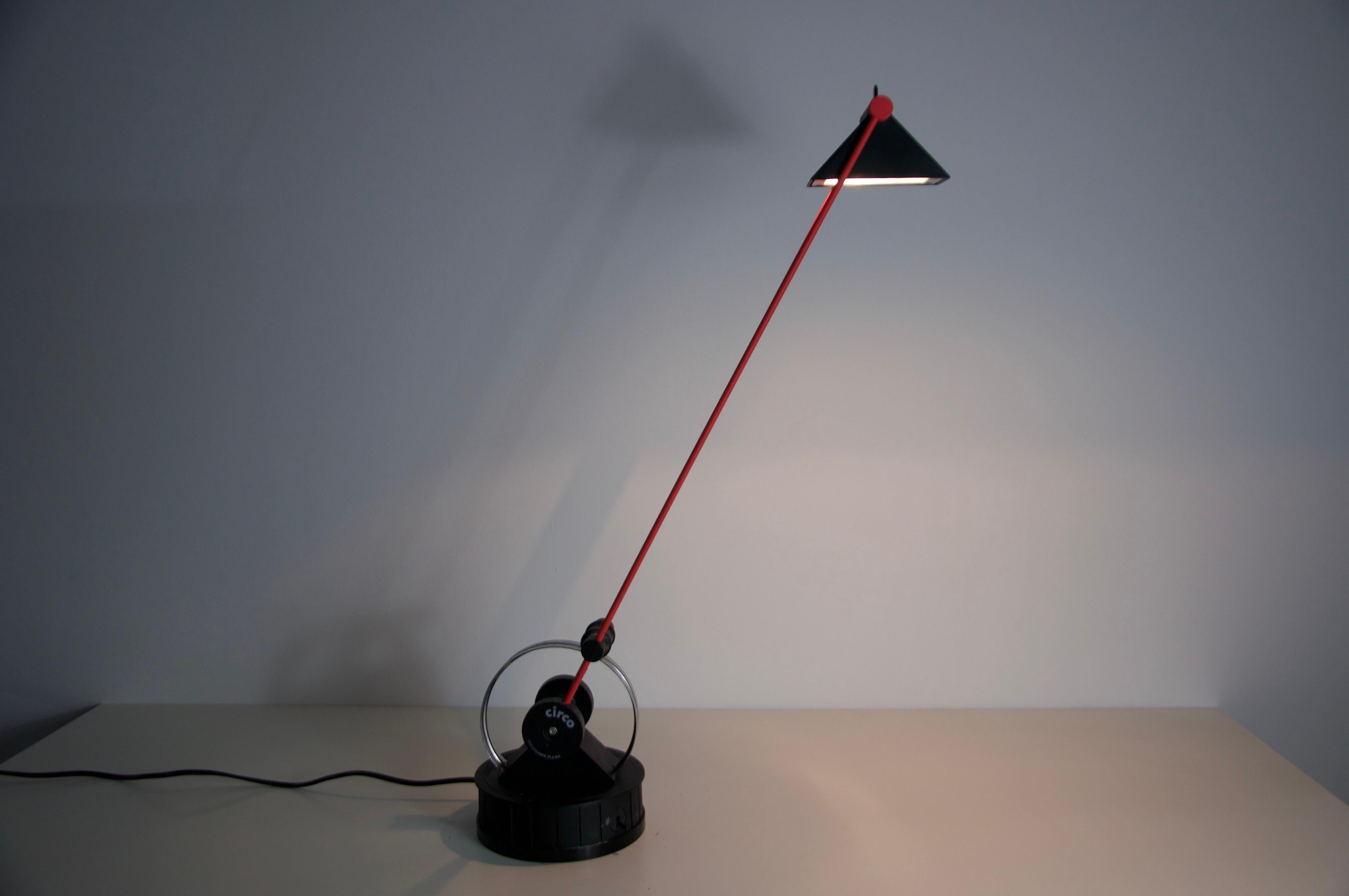 Late 20th Century Postmodern Circo Table Lamp by Linke Plewa, 1980s For Sale