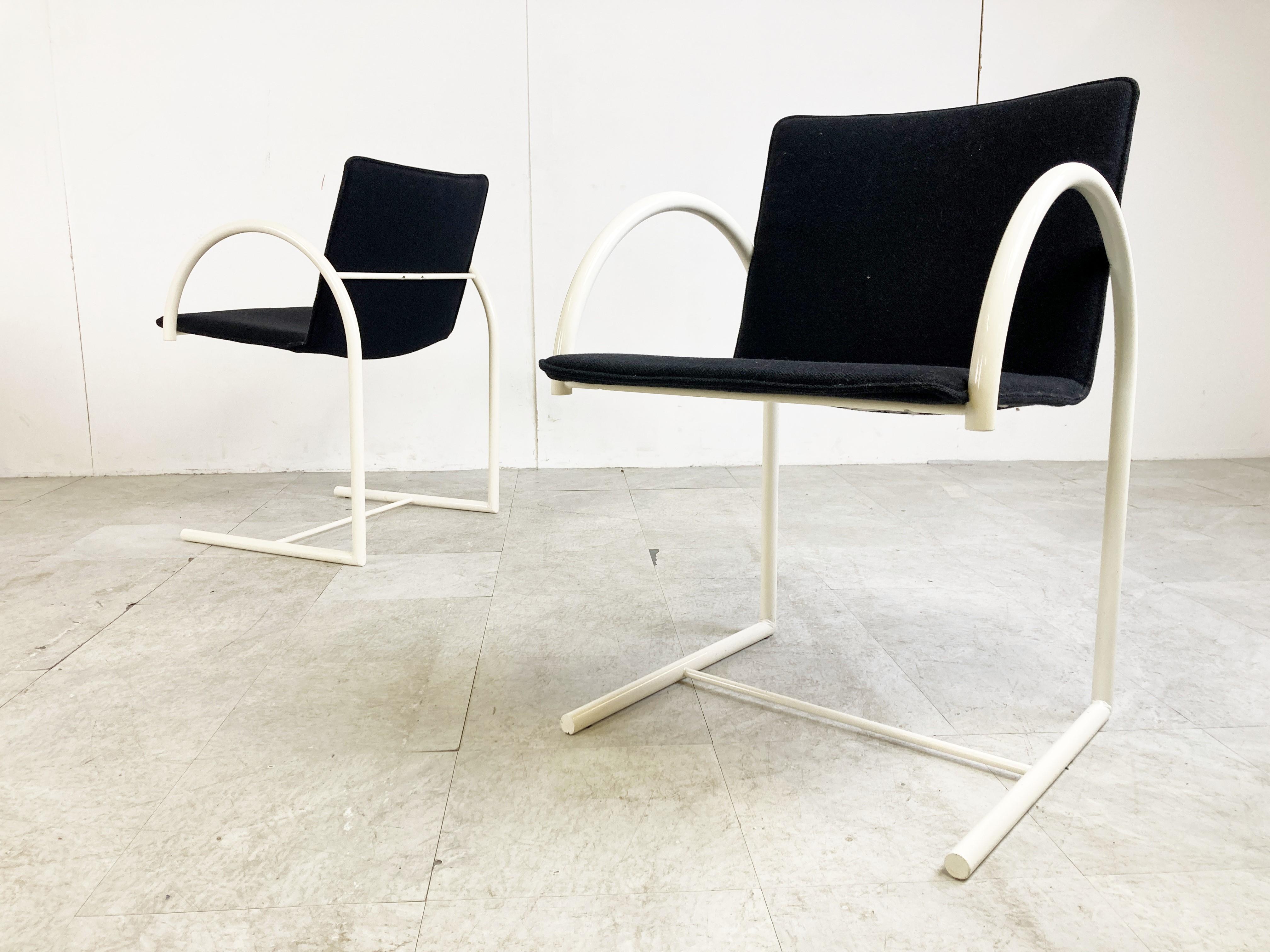 Postmodern Cirkel Dining Chairs by Metaform, 1980s, Set of 6 For Sale 3