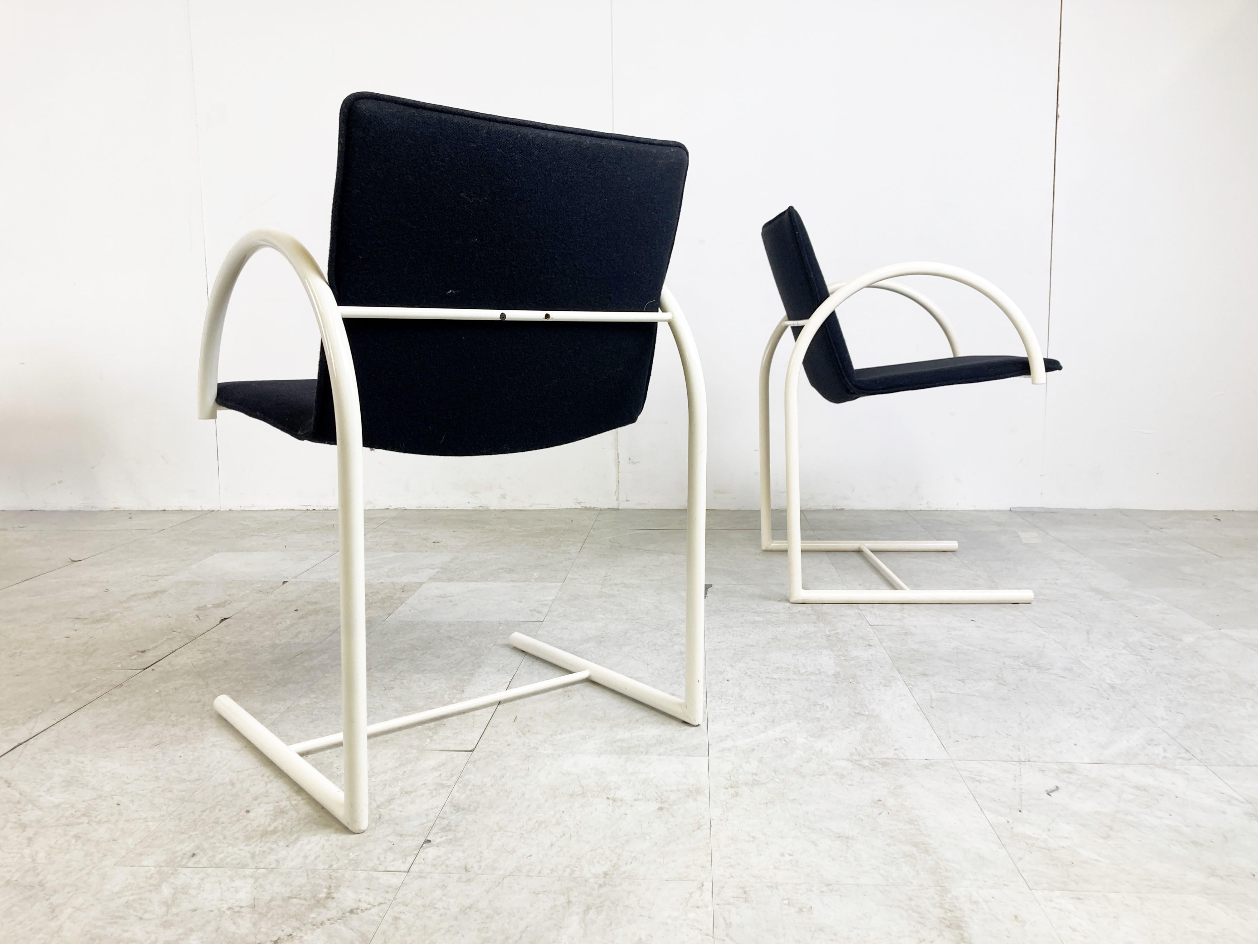 Postmodern Cirkel Dining Chairs by Metaform, 1980s, Set of 6 For Sale 8