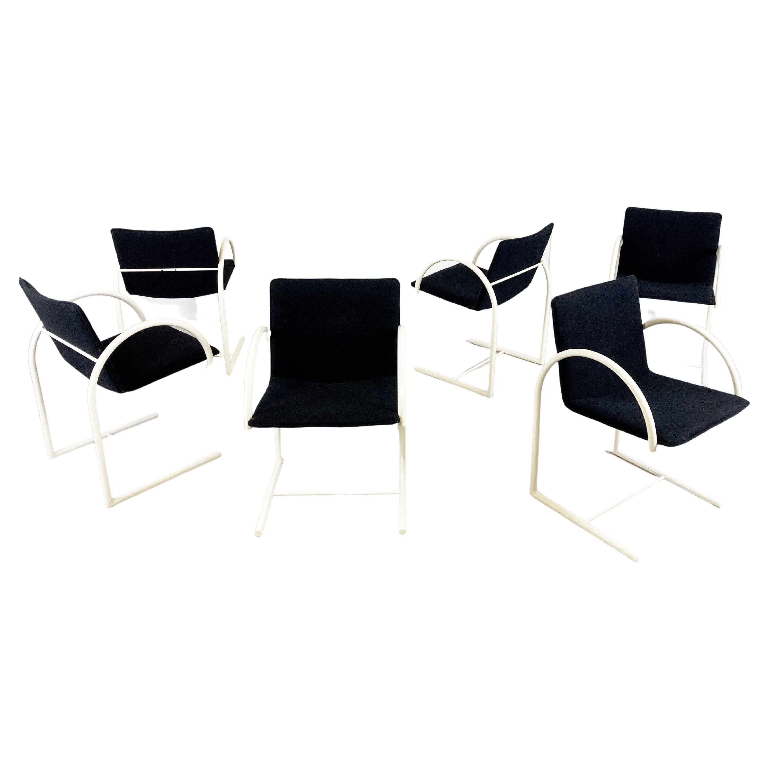Postmodern Cirkel Dining Chairs by Metaform, 1980s, Set of 6 For Sale