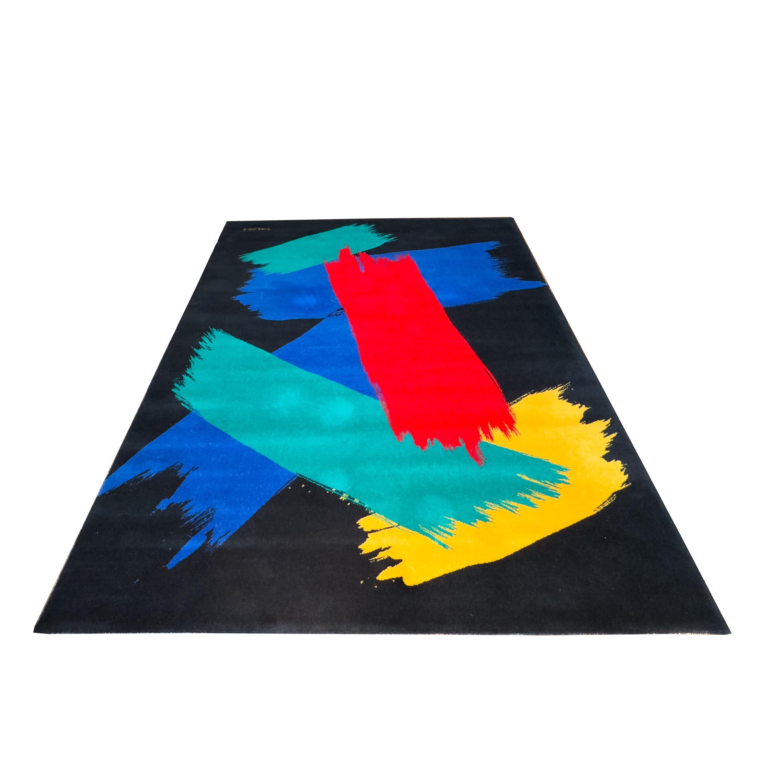 Postmodern “City” Rug by Zofia Rostad for Louis de Poortere en vente 2