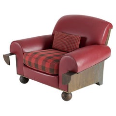Postmodern Club Chair from the collection of Thierry Despont