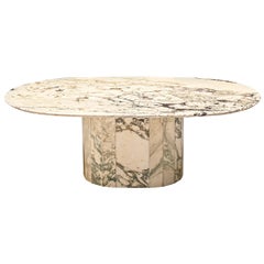 Postmodern Coffee Table in Marble
