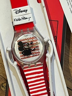 Postmodern Collectible Swatch Watch Keith Haring & Disney Collaboration NIB