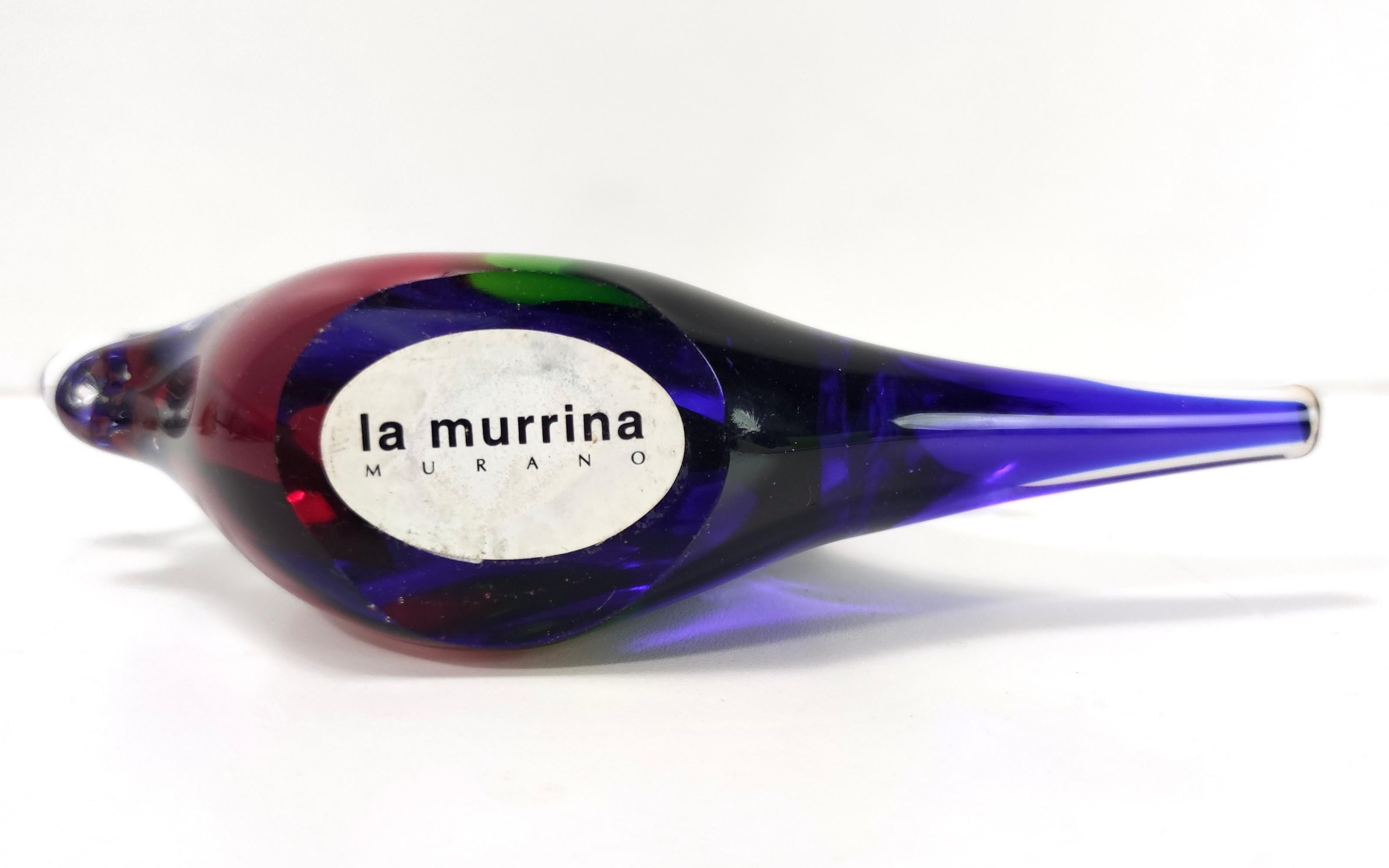 Figure décorative de poisson en verre de Murano coloré postmoderne de La Murrina, Italie en vente 5