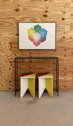 Computer Ink Plot I Lithograph, Postmodern, Signed, 1981, 3/40