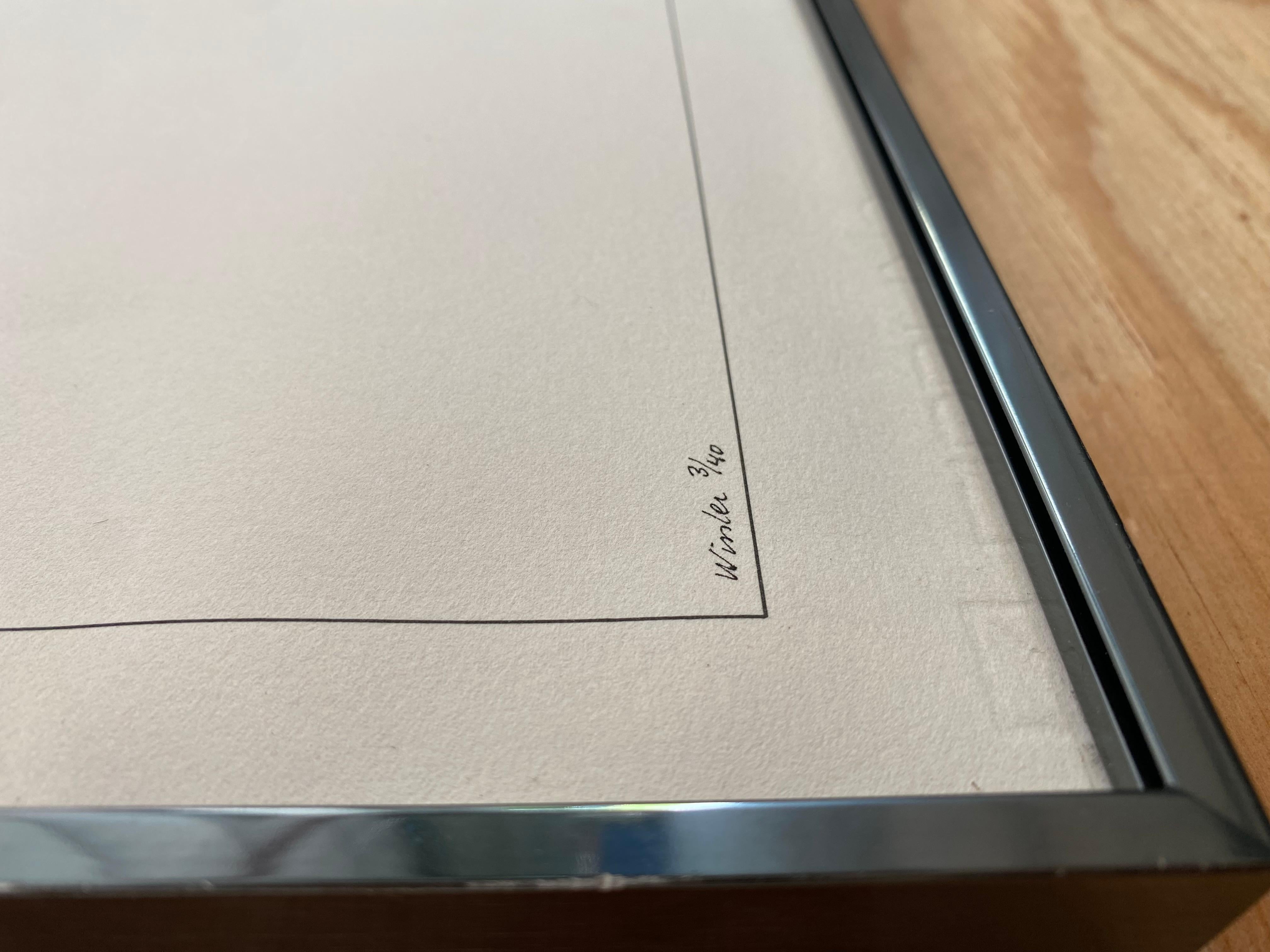 Postmoderne bunte Würfellithographie (1981) (20. Jahrhundert) im Angebot