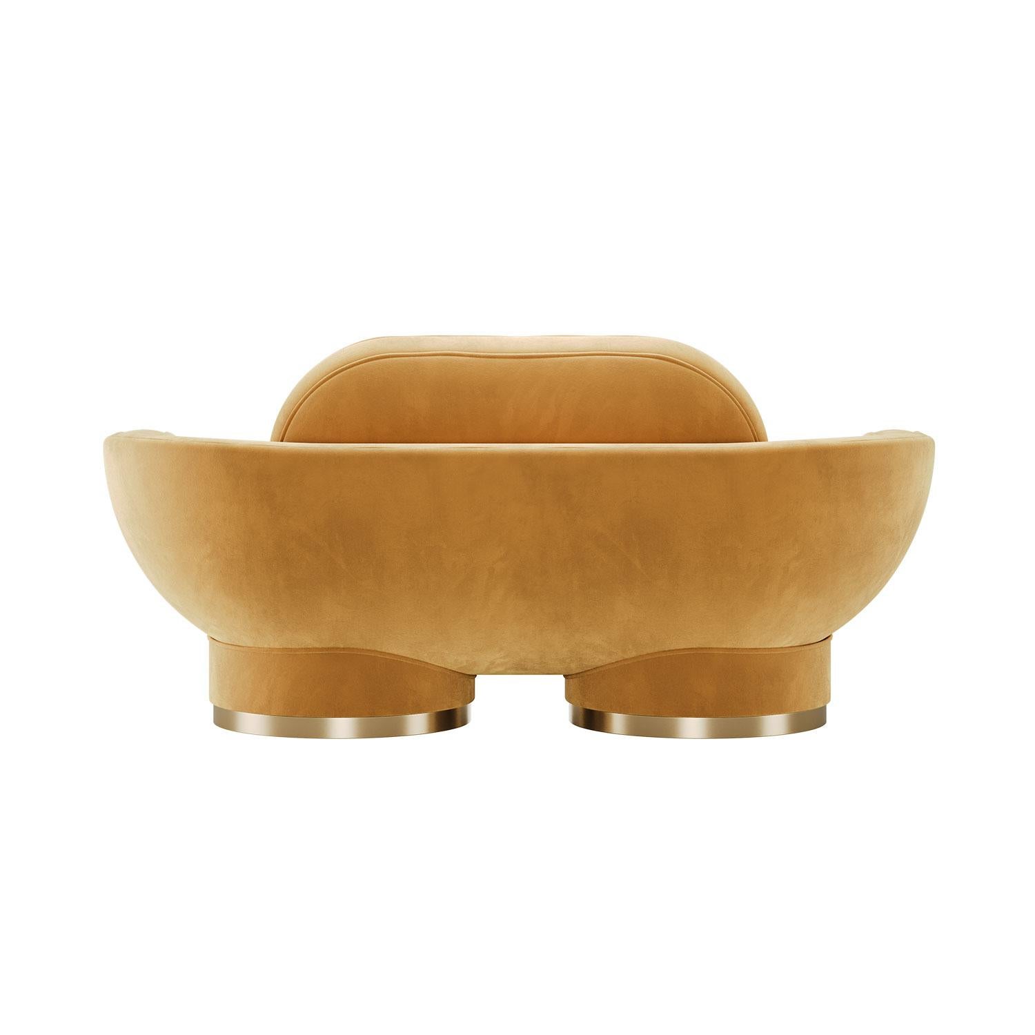 Portuguese Postmodern Conde 2 Seat Sofa by Mavo Atelier For Sale