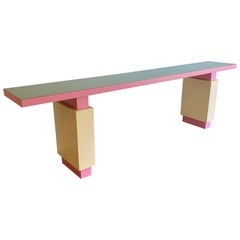 Postmodern Console Sofa Table Custom Made