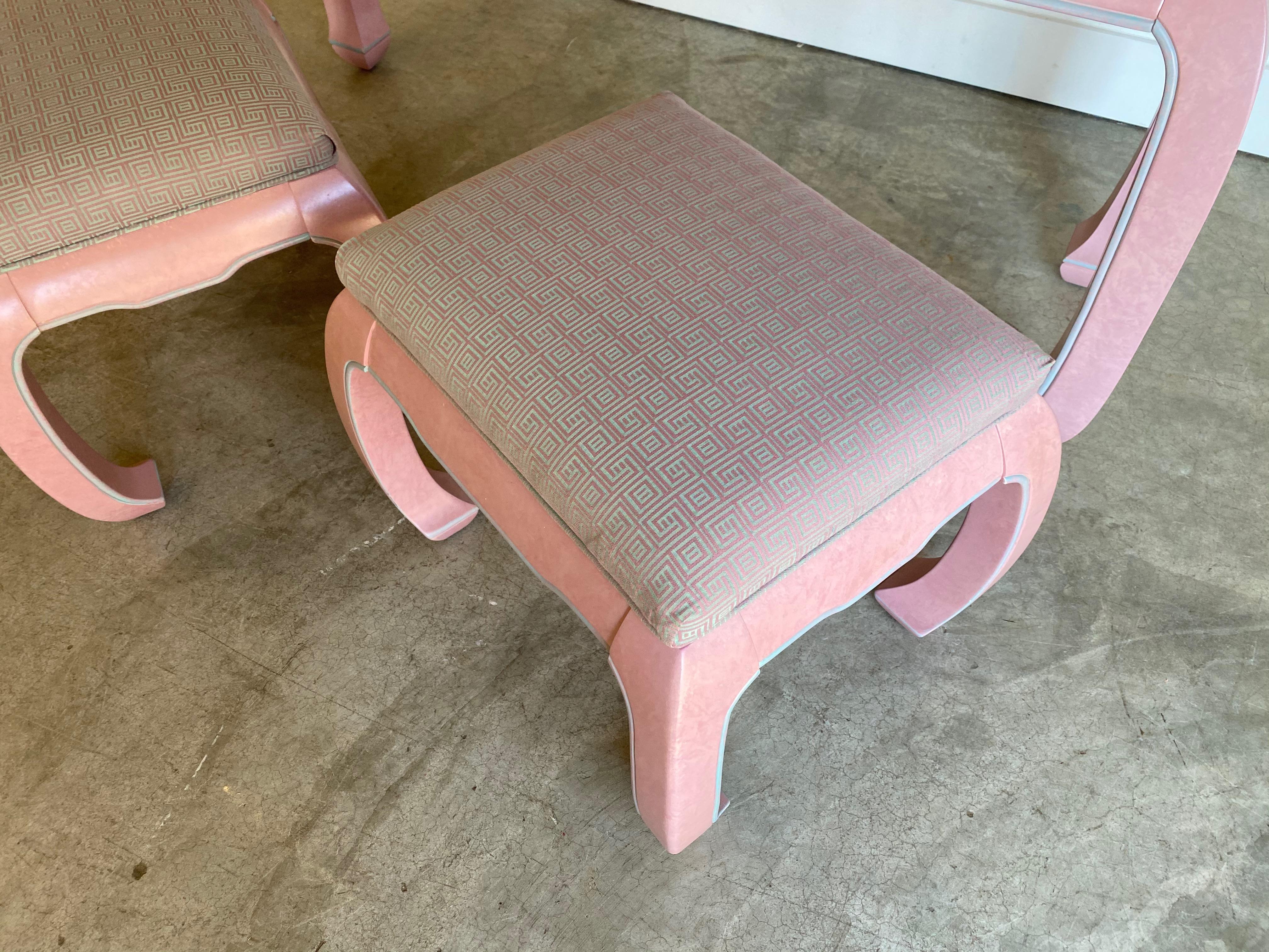 console tables with stools