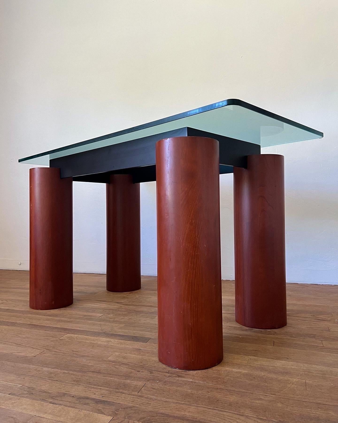 Italian Postmodern Console Table in the Style of Lela & Massimo Vignelli’s “Serenissimo” For Sale