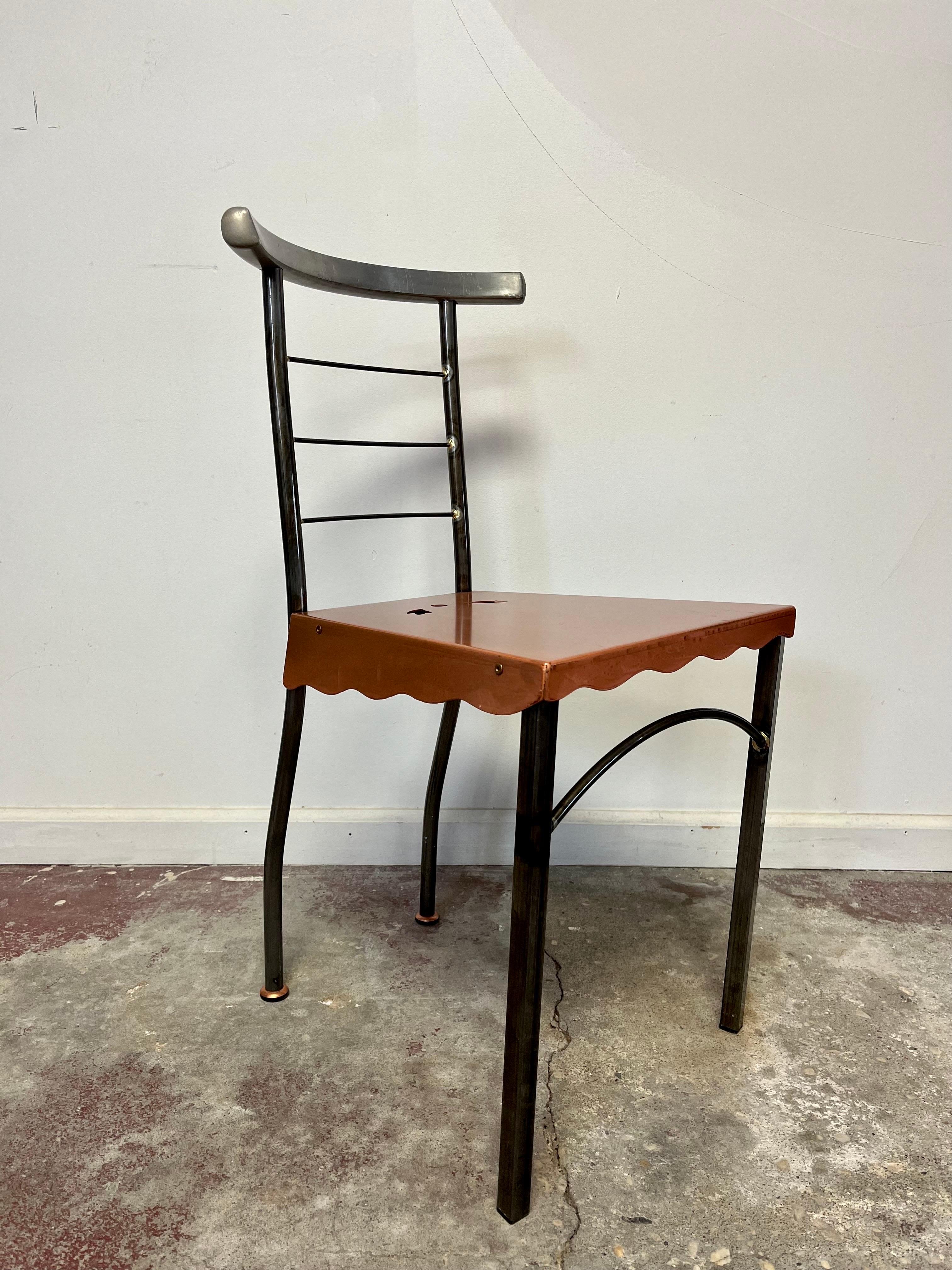 Post-Modern Postmodern Side Chair Bloomingdales For Sale