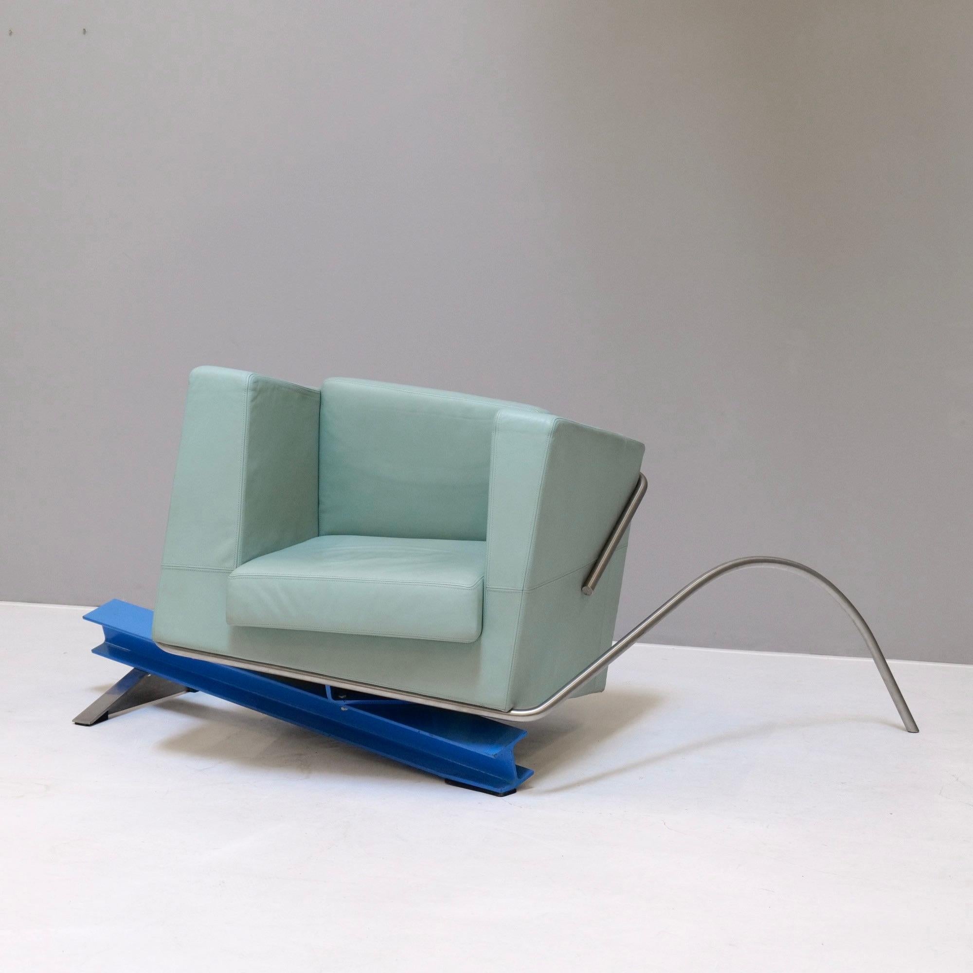 Post-Modern Postmodern Coop Himmelblau Sculptural Armchair for Vitra, 1980's