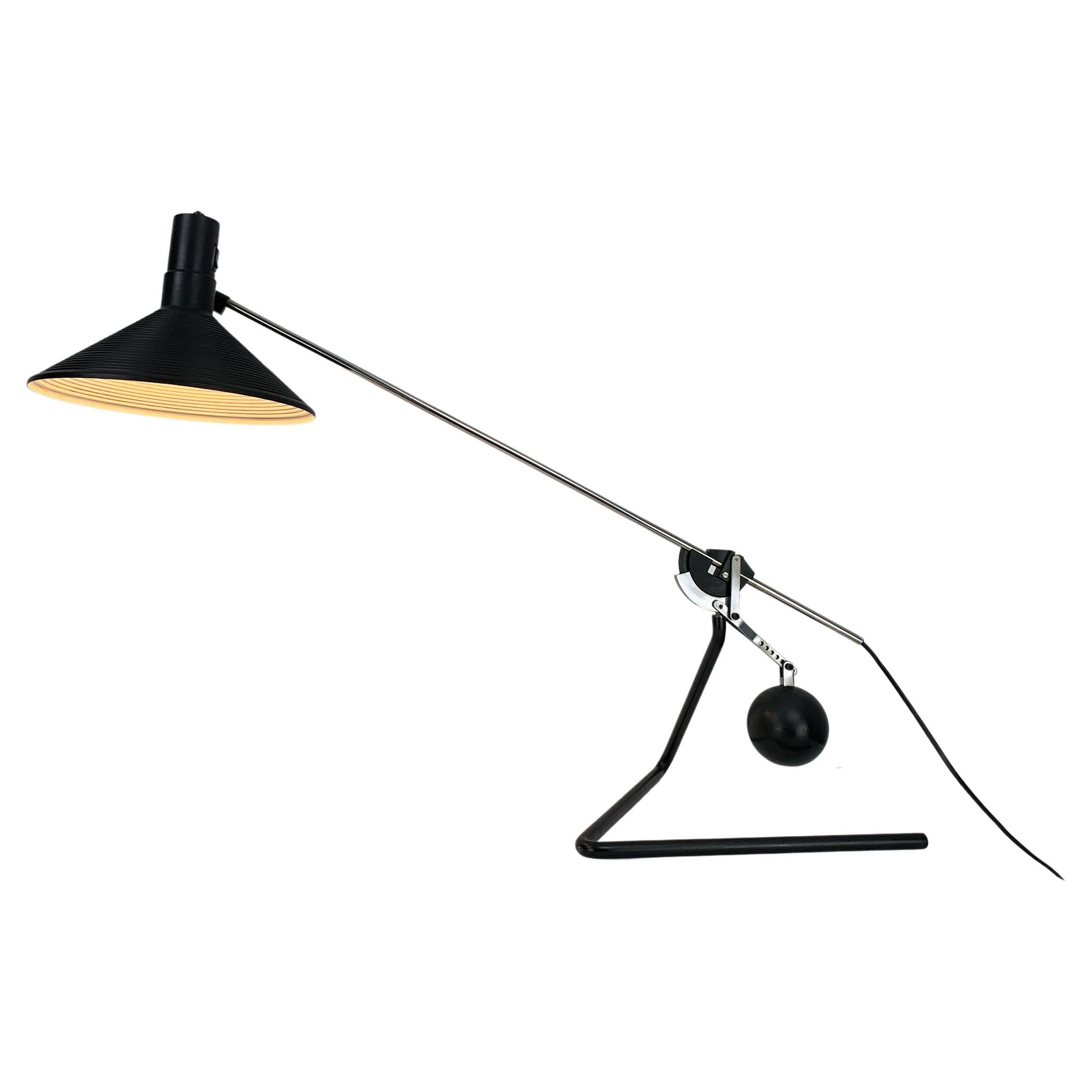 Postmoderne Schreibtischlampe mit Gegengewicht von Robert Sonneman, USA 1970-80er Jahre