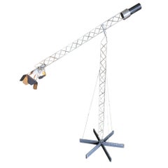 Postmodern Crane Floor Lamp by Curtis Jere