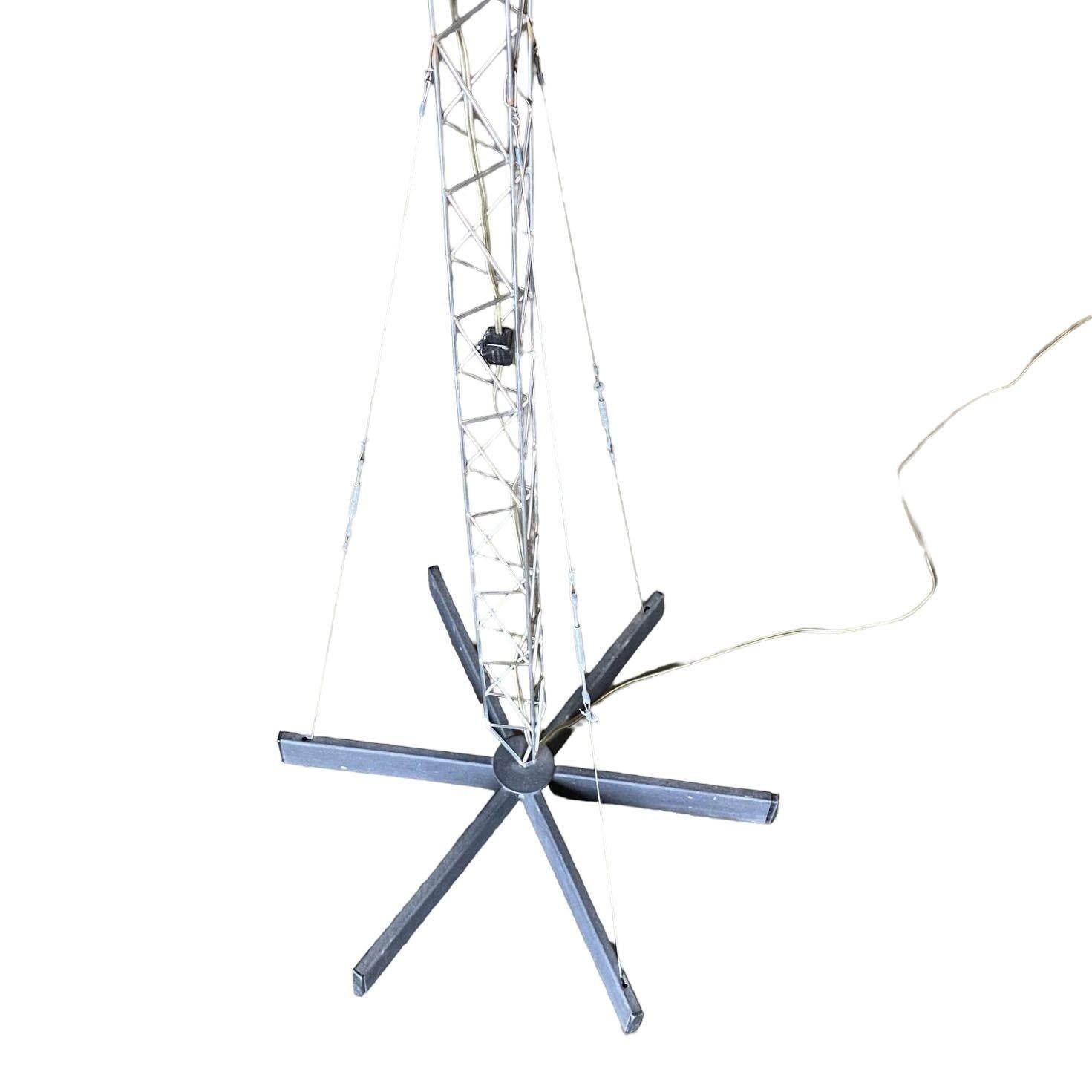 Postmodern Crane Floor Lamp by Curtis Jere For Sale 2
