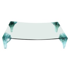 Postmodern Crystalline Custom Iceberg Coffee Table by Giorgio Saporiti, 1970s