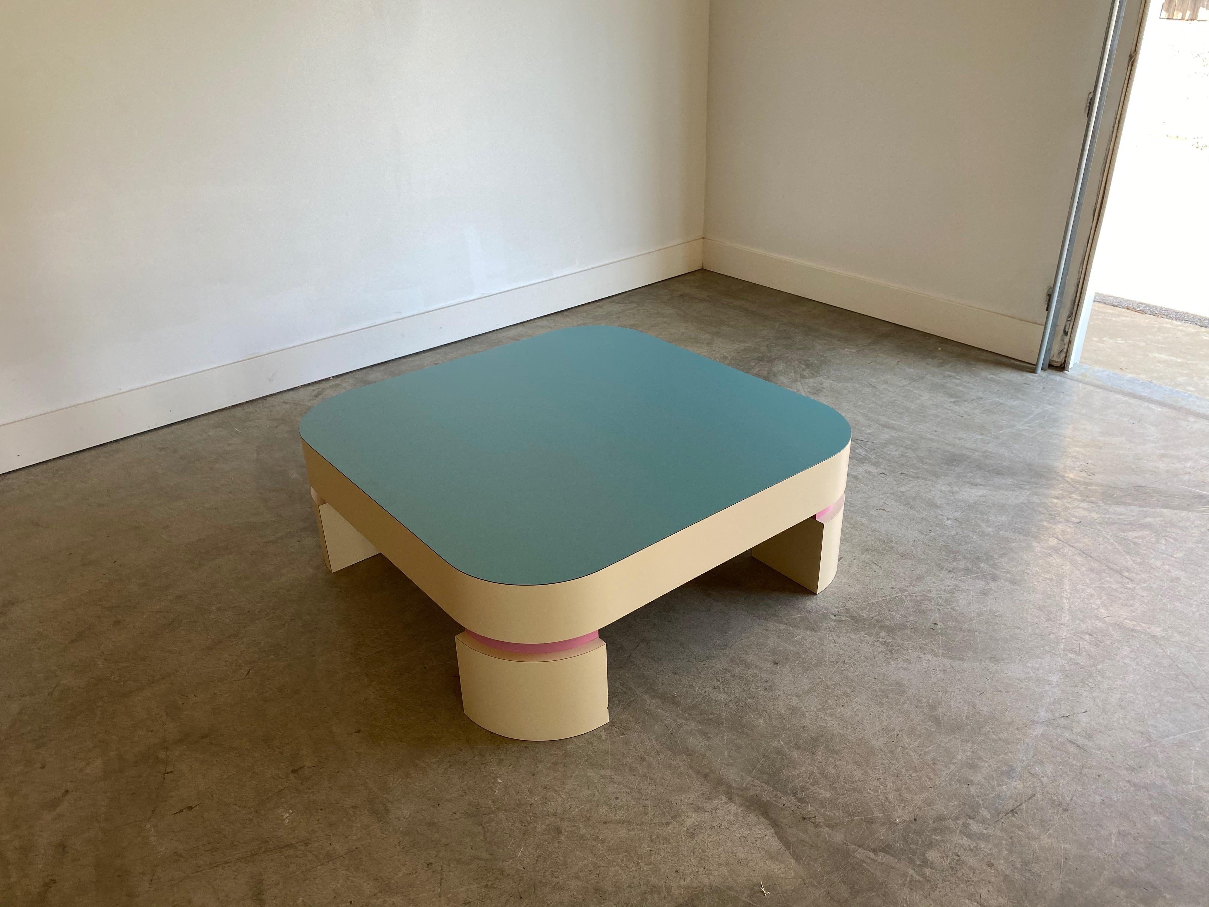 Postmodern Custom Square Coffee Table 8