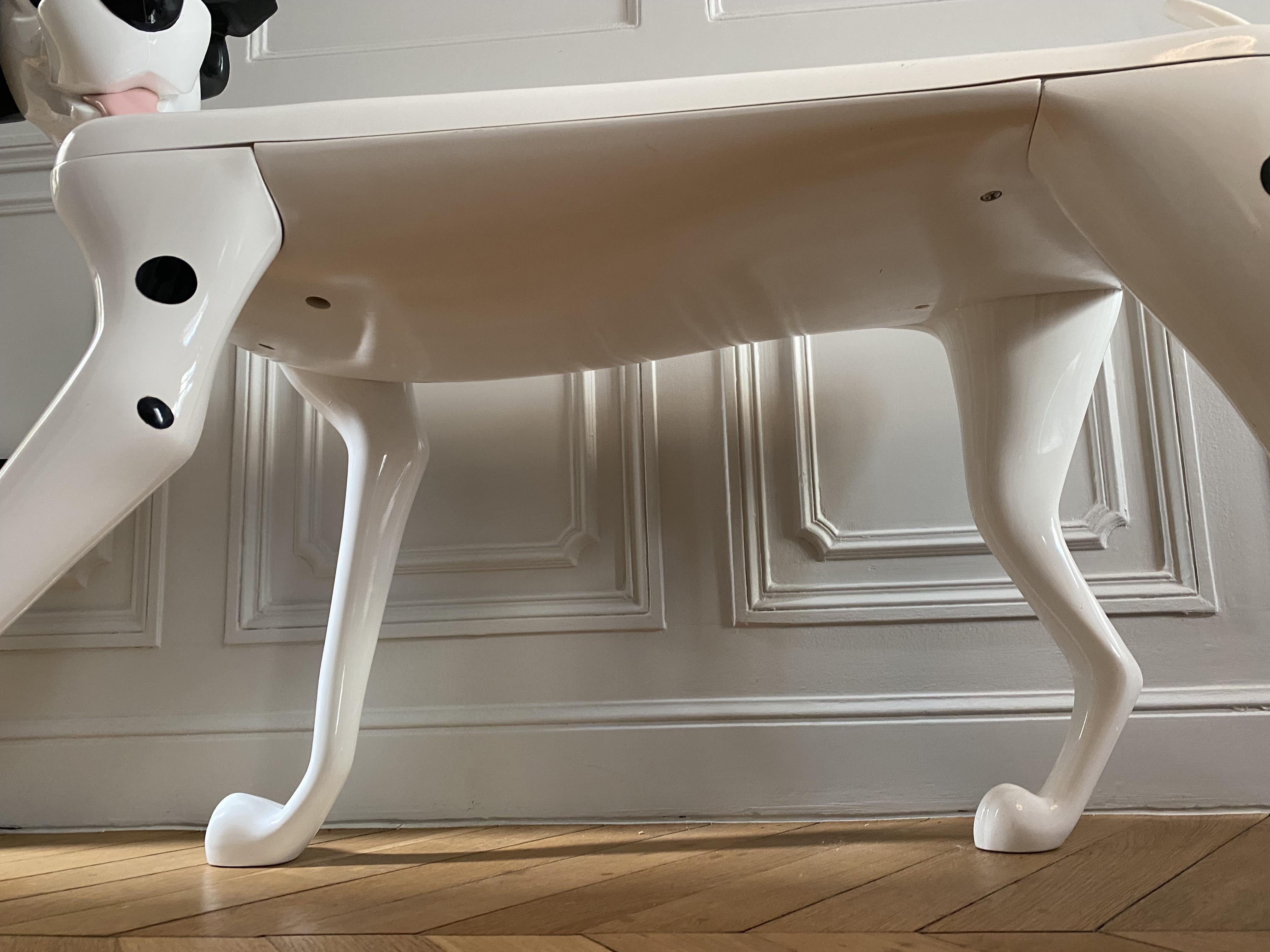 Postmodern Dalmatian Pongo Desk by Pierre Colleu for Starform and Disney, 1980s. For Sale 7