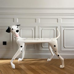 Postmodern Dalmatian Pongo Desk by Pierre Colleu for Starform and Disney, 1980s.