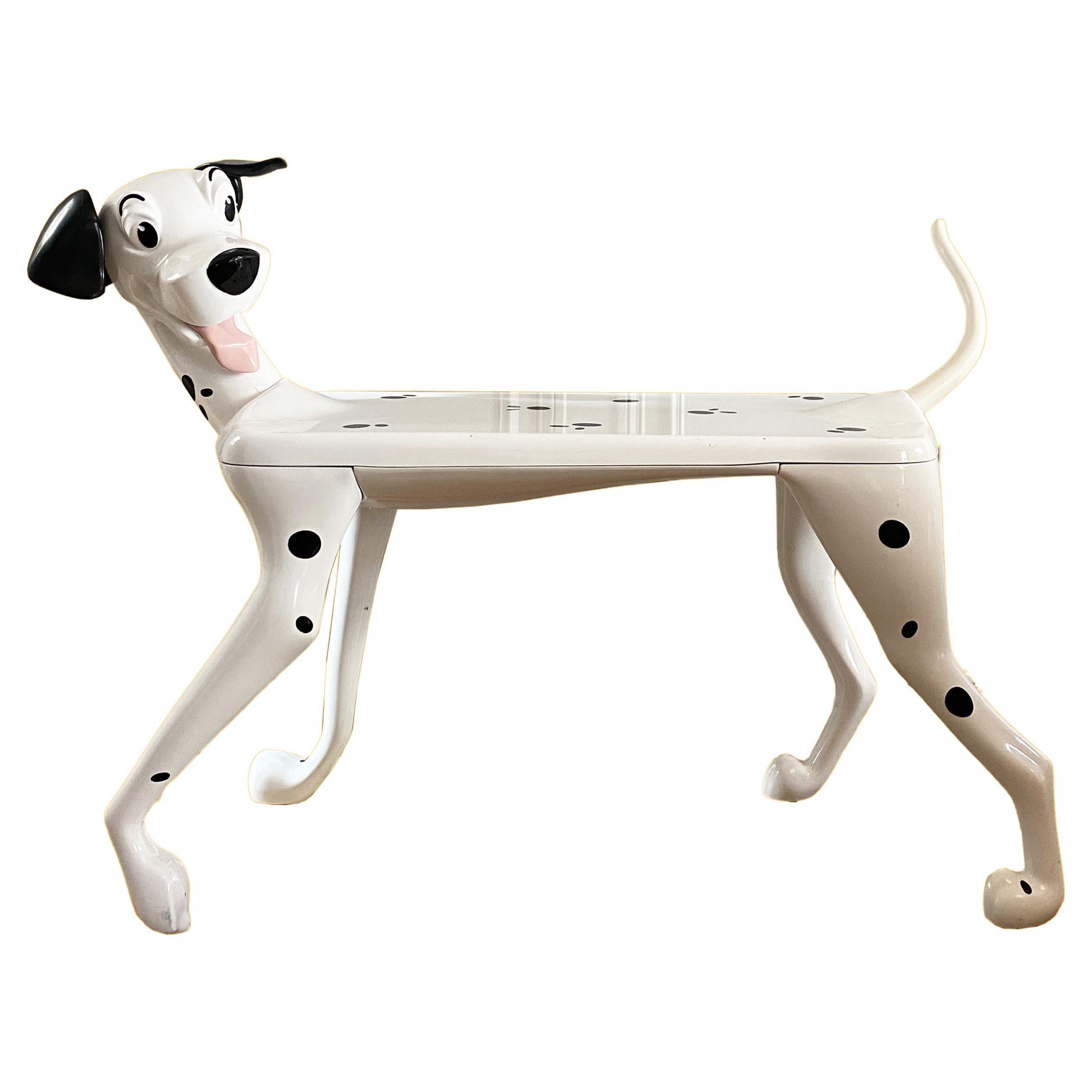 Postmodern Dalmatian Pongo Desk by Pierre Colleu for Starform and Disney, 1980s. For Sale