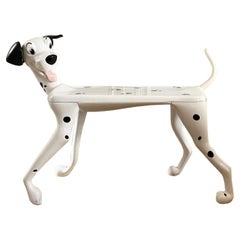 Vintage Postmodern Dalmatian Pongo Desk by Pierre Colleu for Starform and Disney, 1980s.