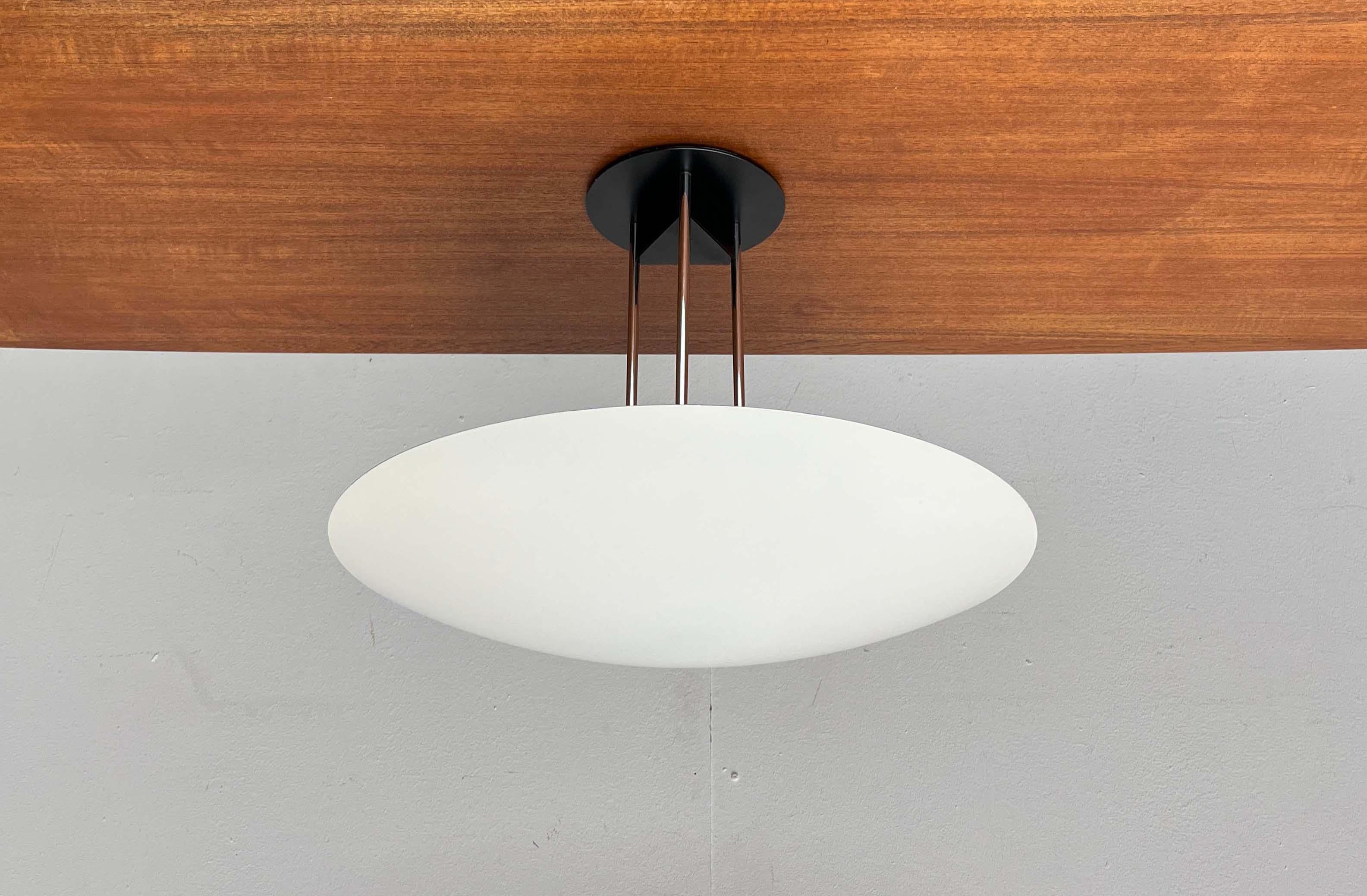 Postmodern Danish Gino Ceiling Lamp by Hans Agne Jakobsson for Nordisk Solar In Good Condition For Sale In Hamburg, DE