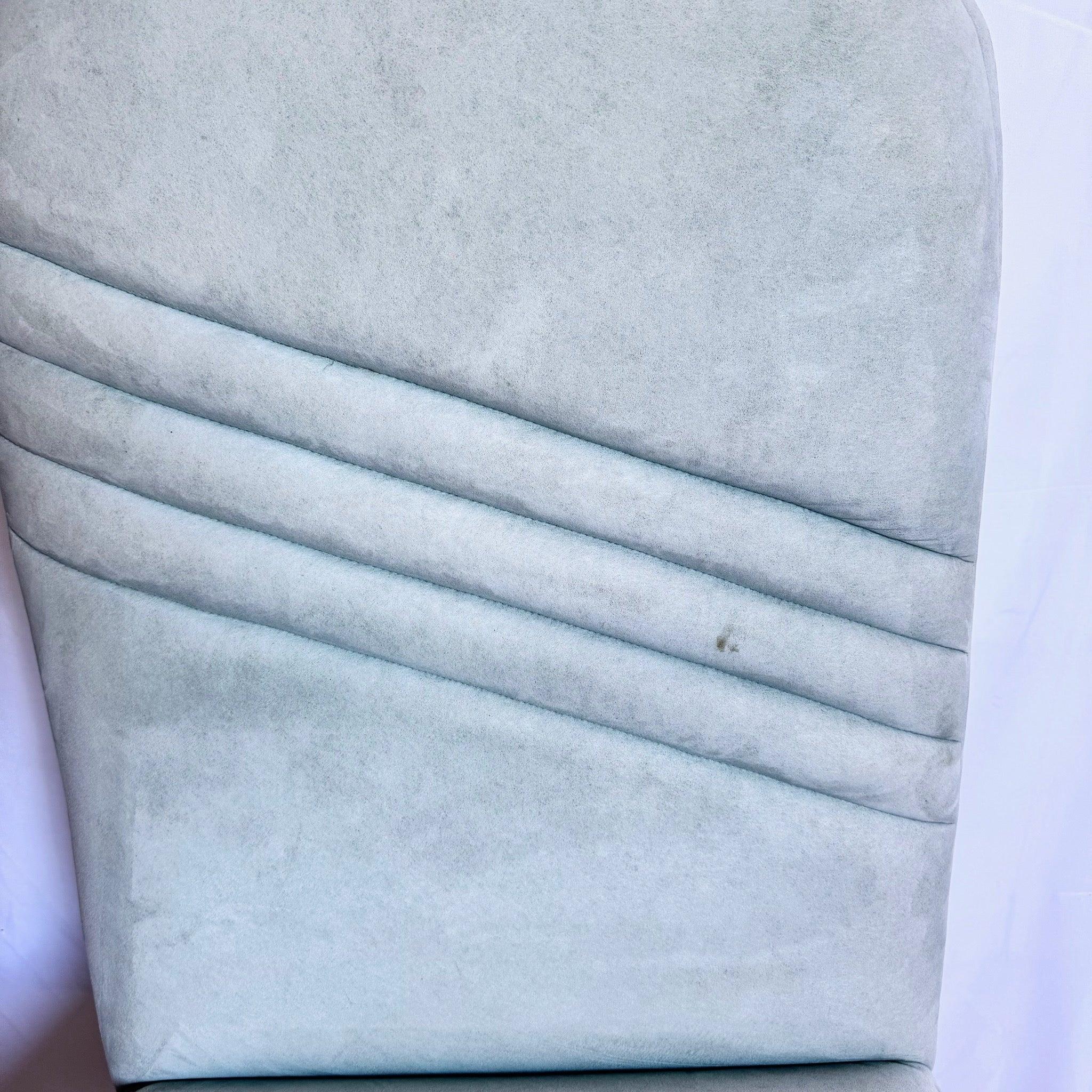 American Postmodern Deco Mint Green Parsons Dining Chairs - Set of 6 For Sale