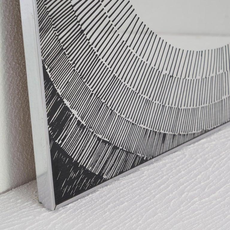 Miroir d'art belge postmoderne Deknudt 1980 Bon état - En vente à Meer, VAN