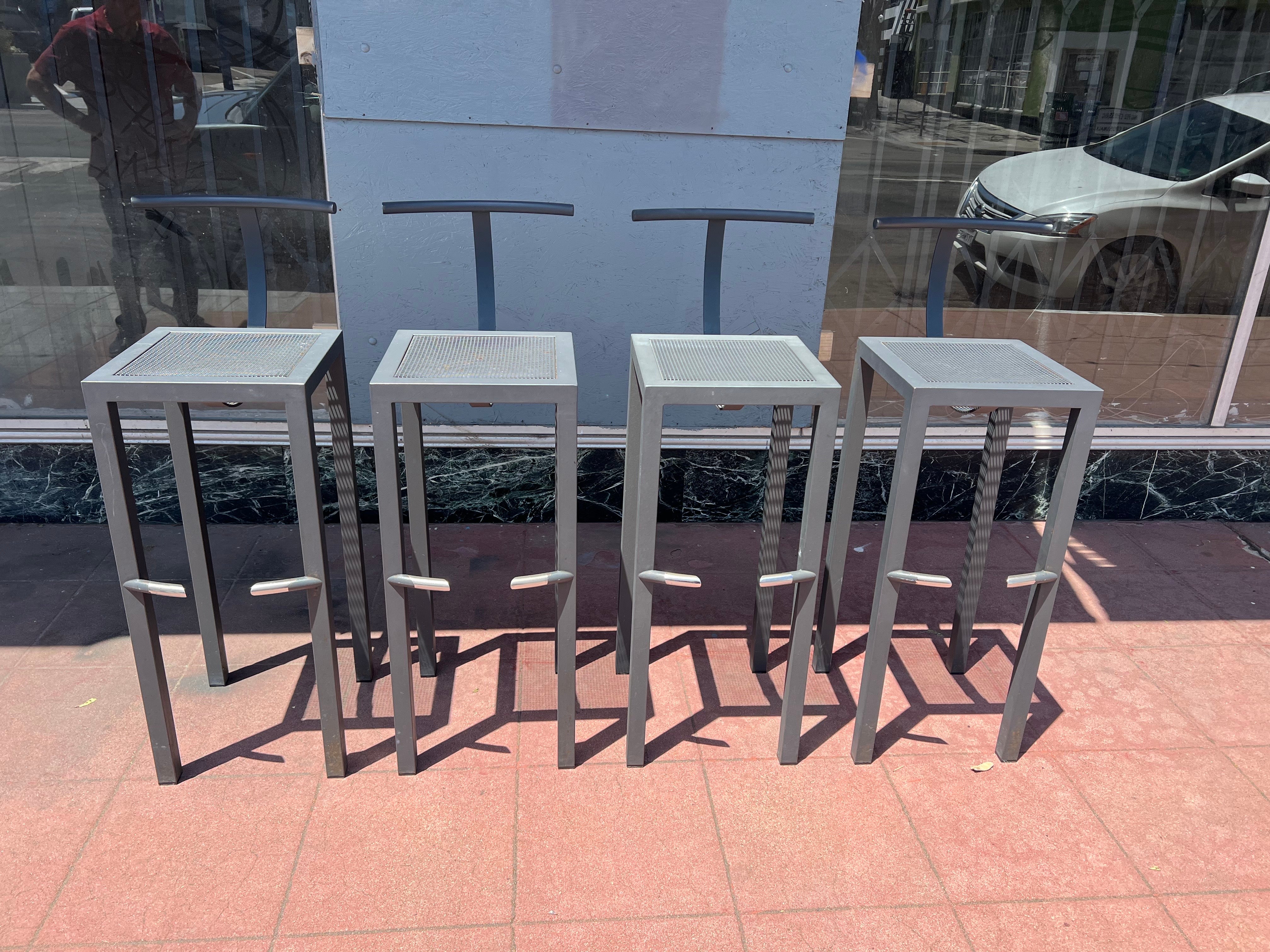 Post-Modern Postmodern Design 4 Philippe Starck Sarapis Bar Stools for Aleph Ubik